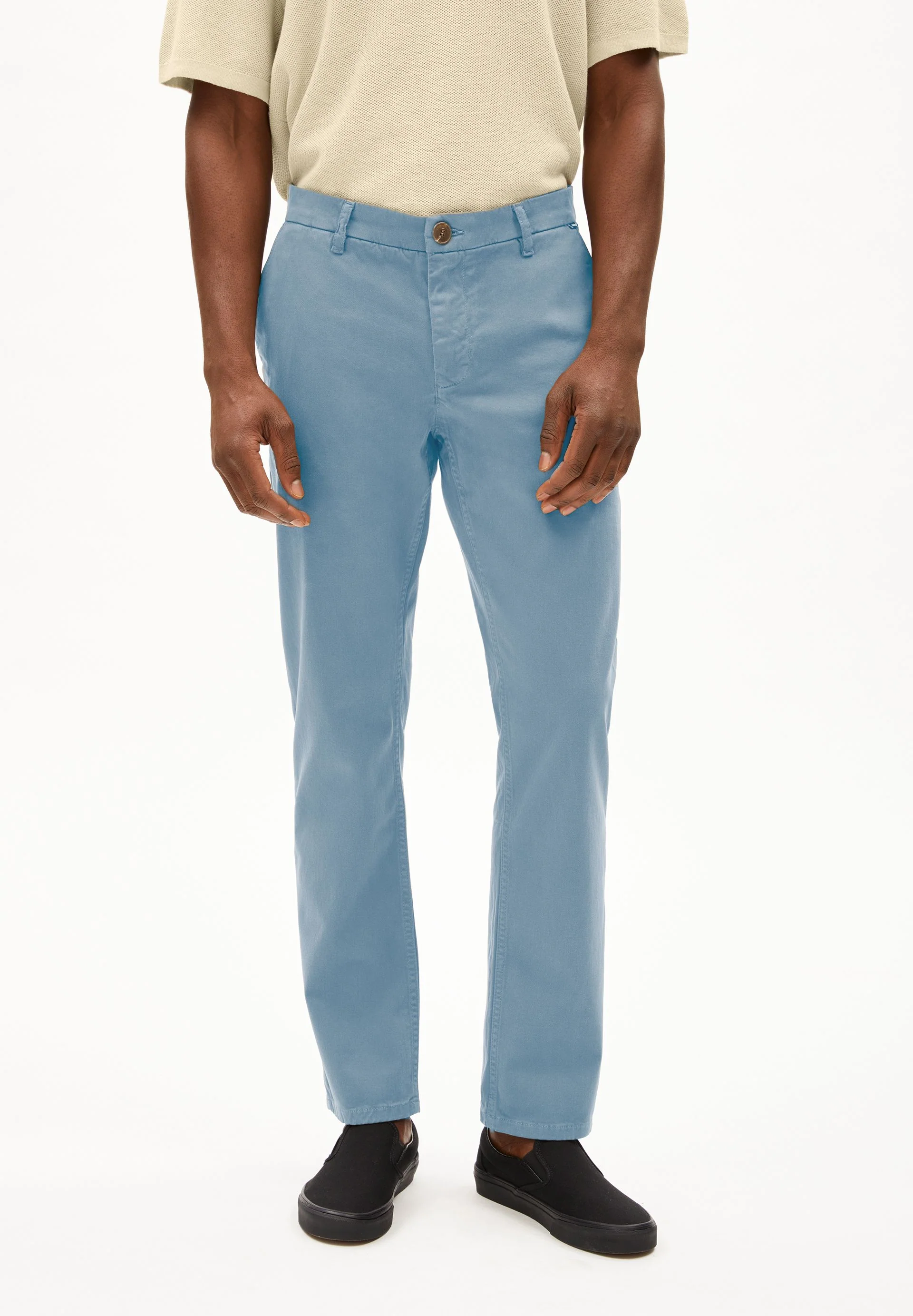 AASTER CHINOHOSE | pigment blue