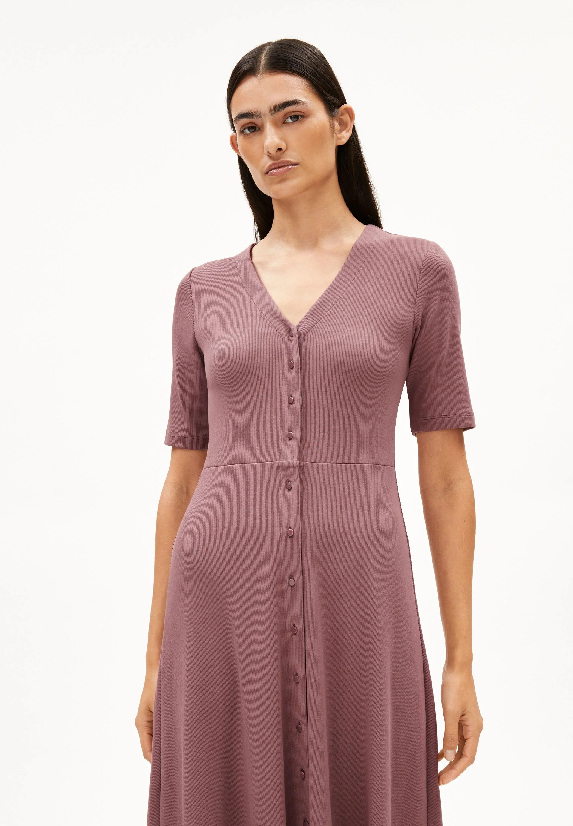 ALURAA KLEID | dark berry