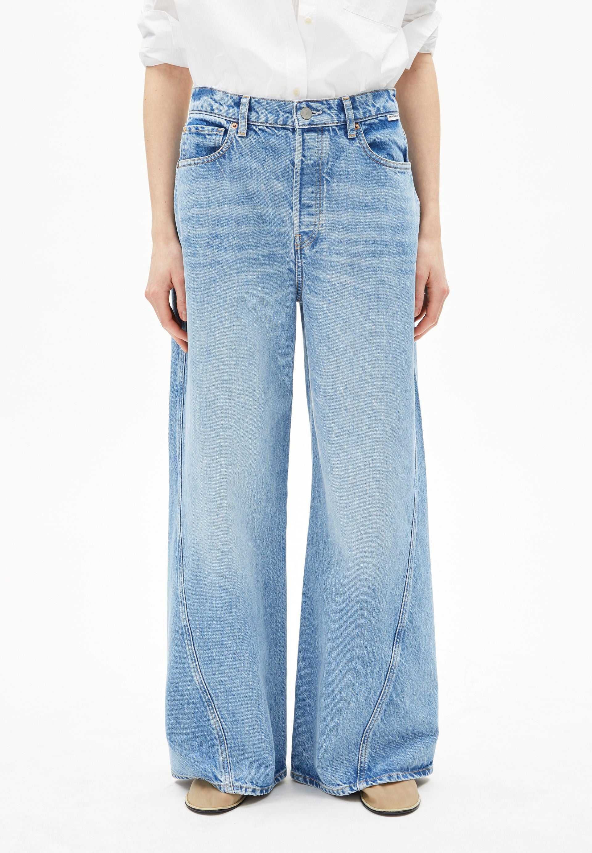 ATHENAAS WIDE LEG JEANS | panarea