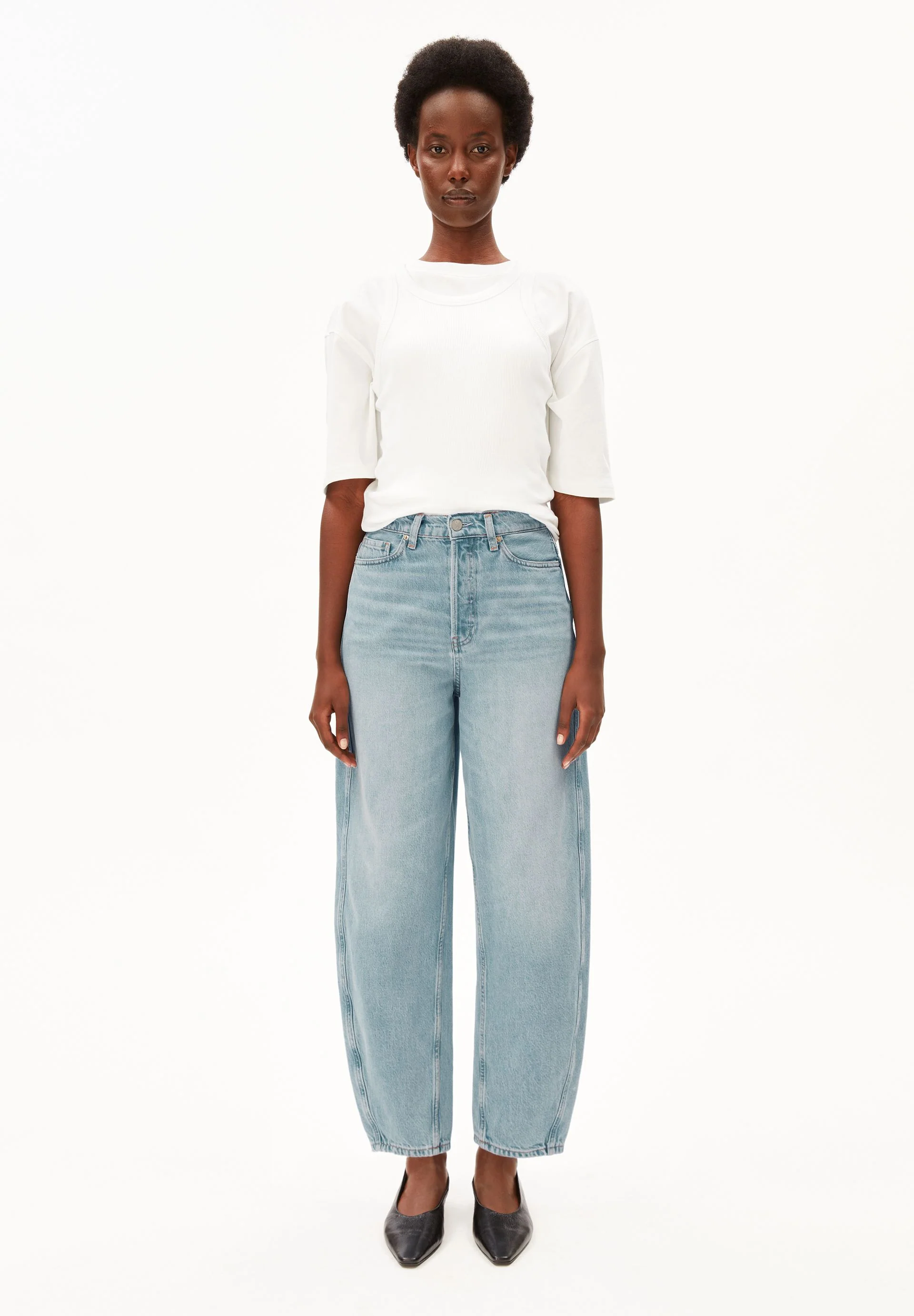 BAARLY HIGH WAIST BARREL JEANS | noise - Image 5
