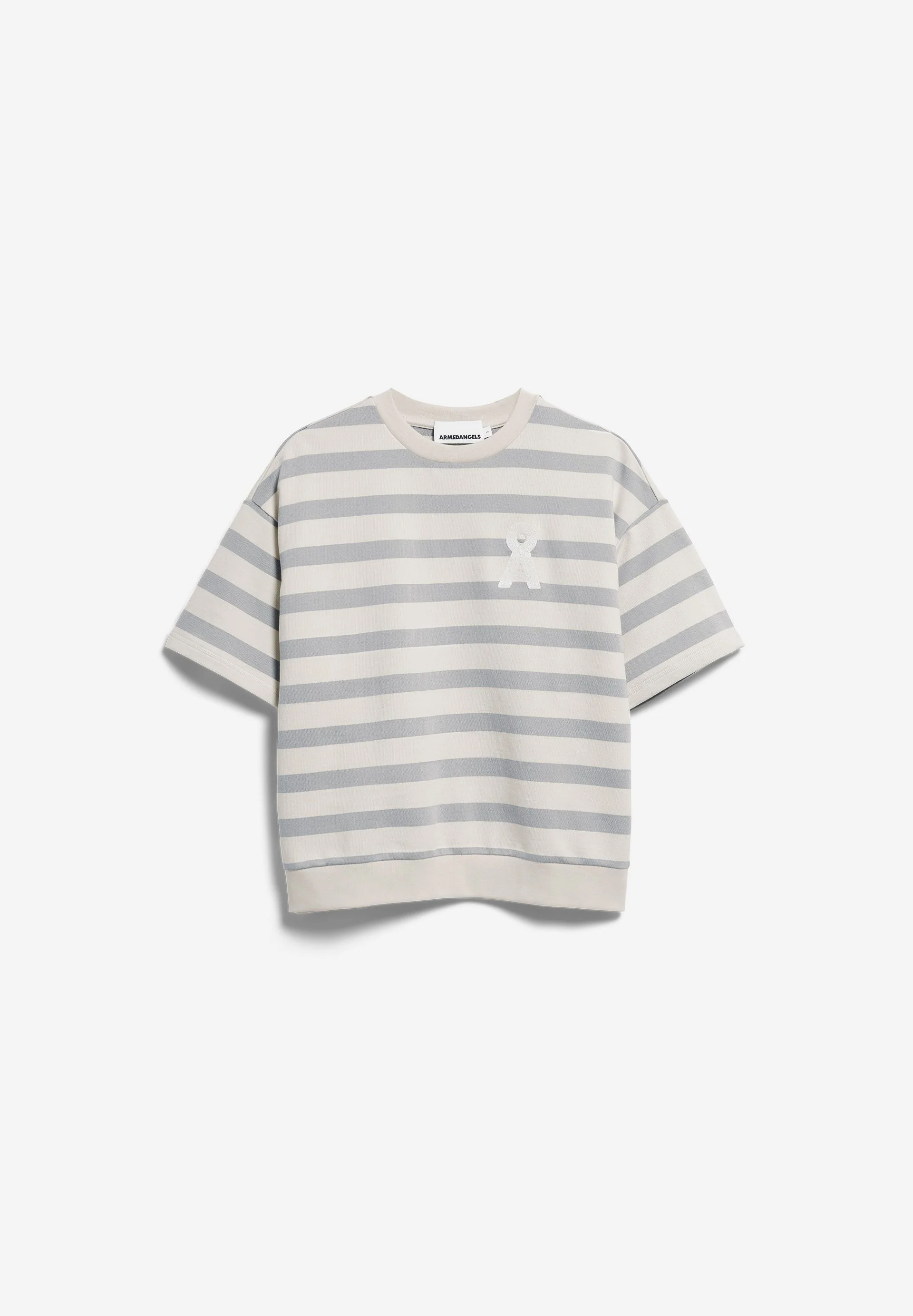BAMIKAA GESTREIFTES SWEATSHIRT | undyed-seal grey - Image 6