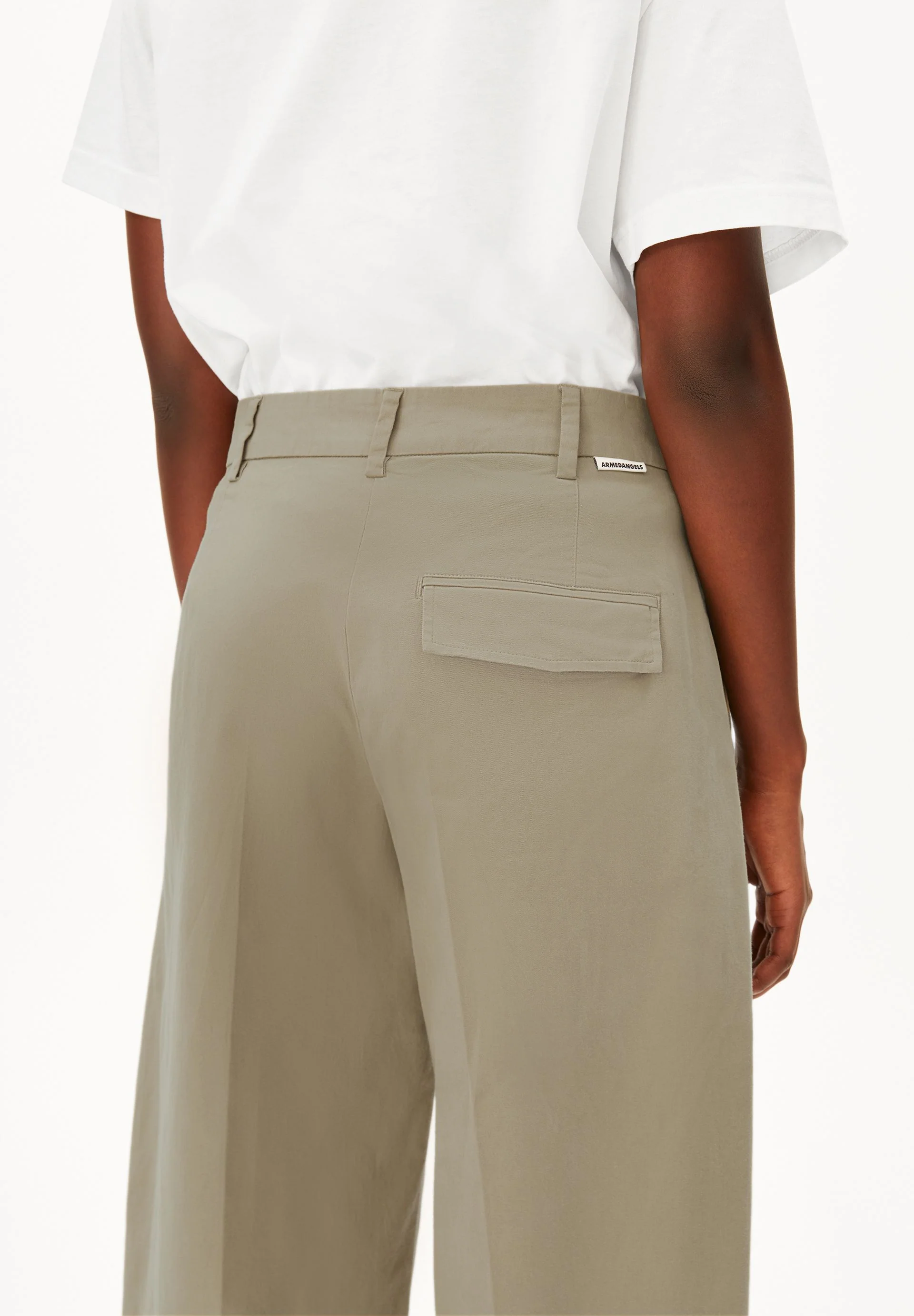 BARREL LEG TWILLHOSE | light sage - Image 3