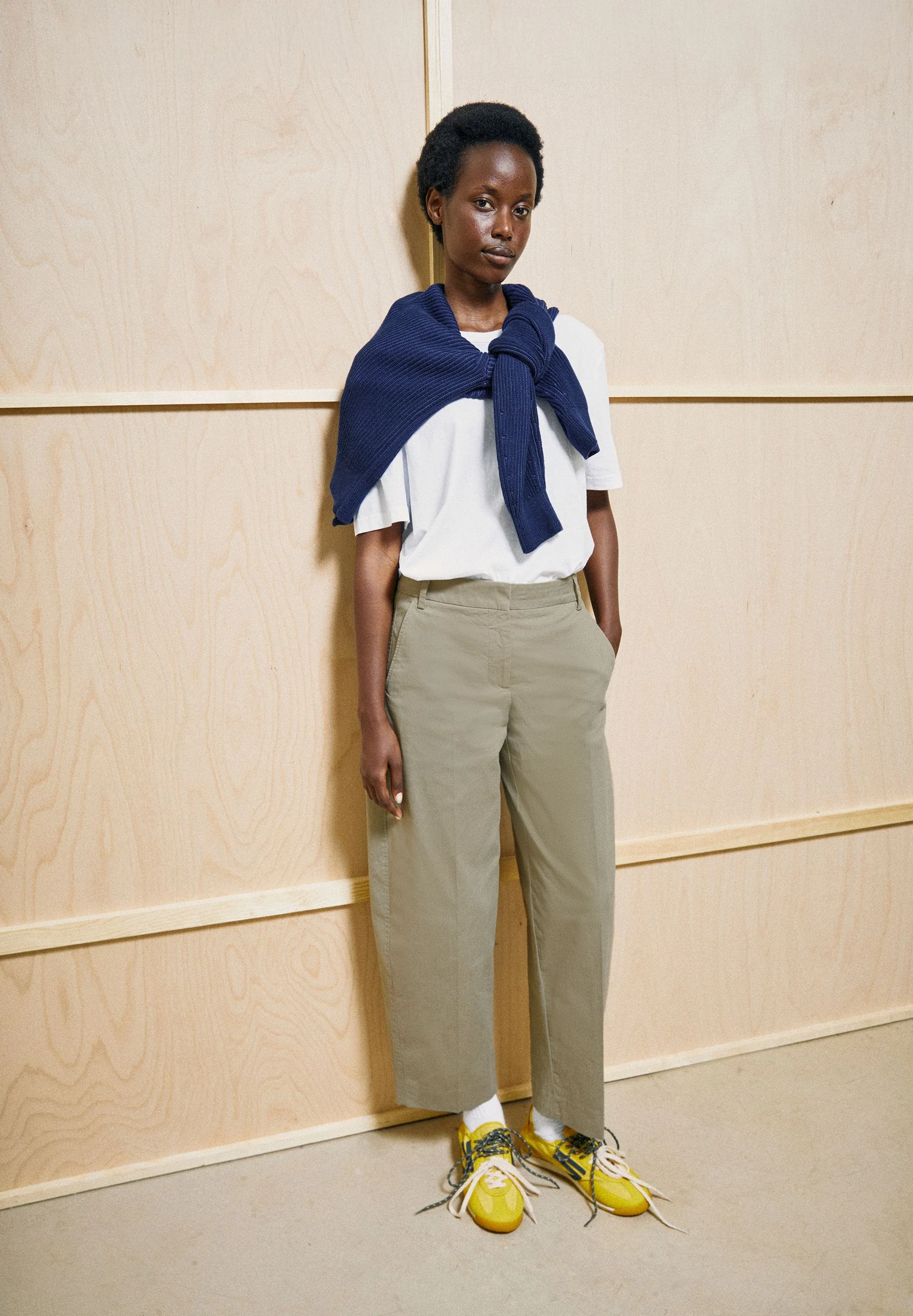 BARREL LEG TWILLHOSE | light sage - Image 4