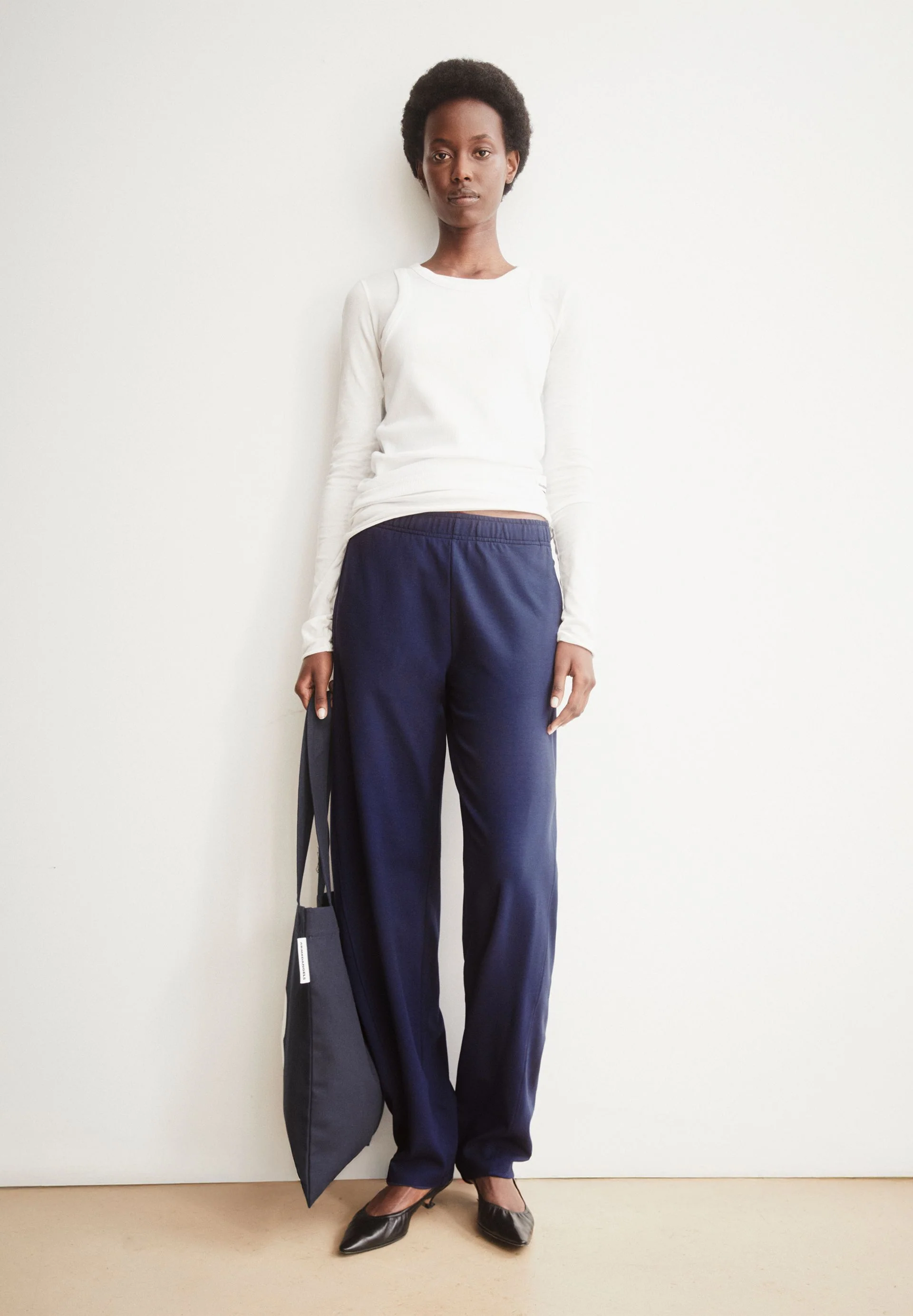 BASIC BARREL JERSEYHOSE | tinted navy - Image 4
