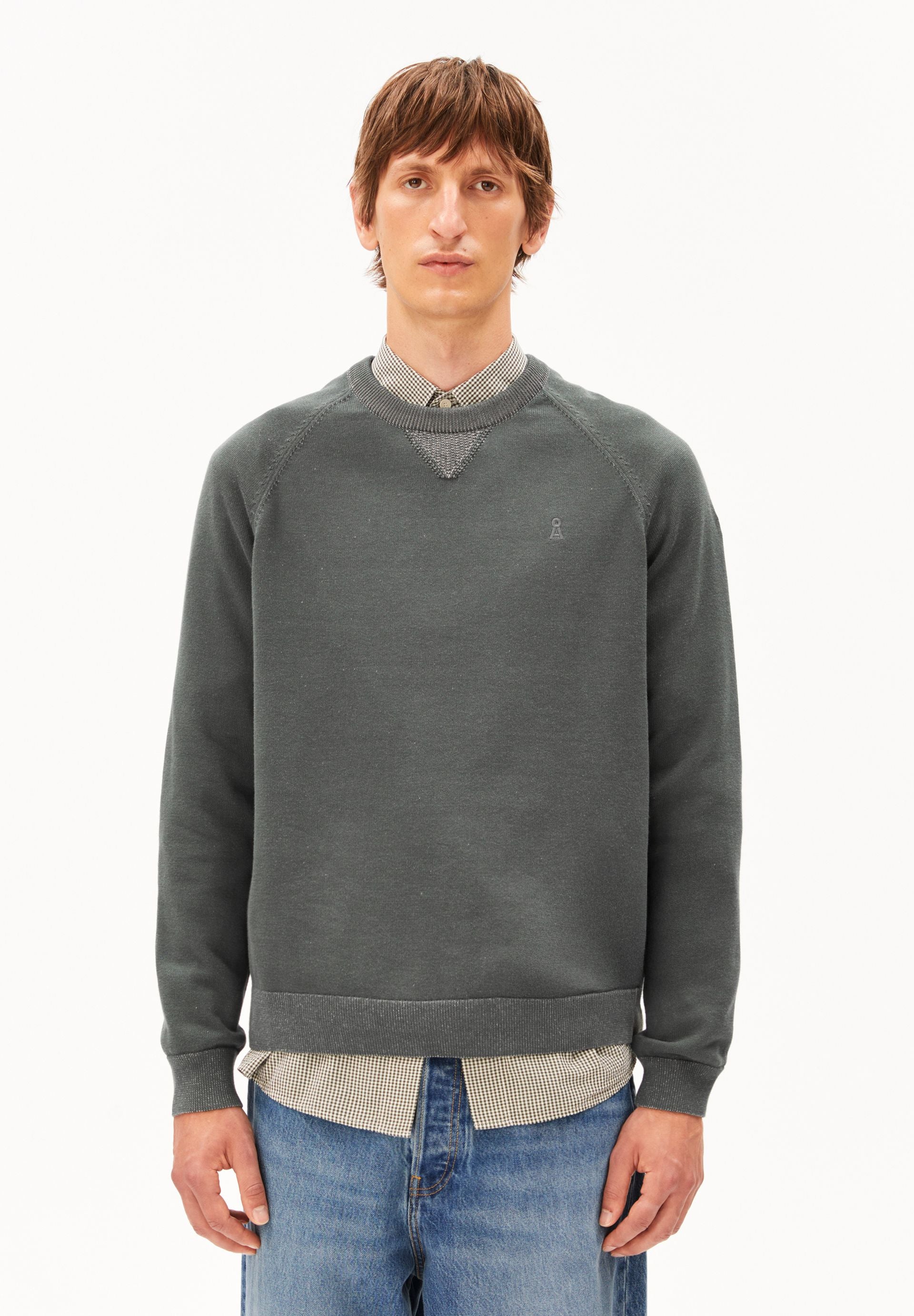 BAUMWOLL-STRICKPULLOVER