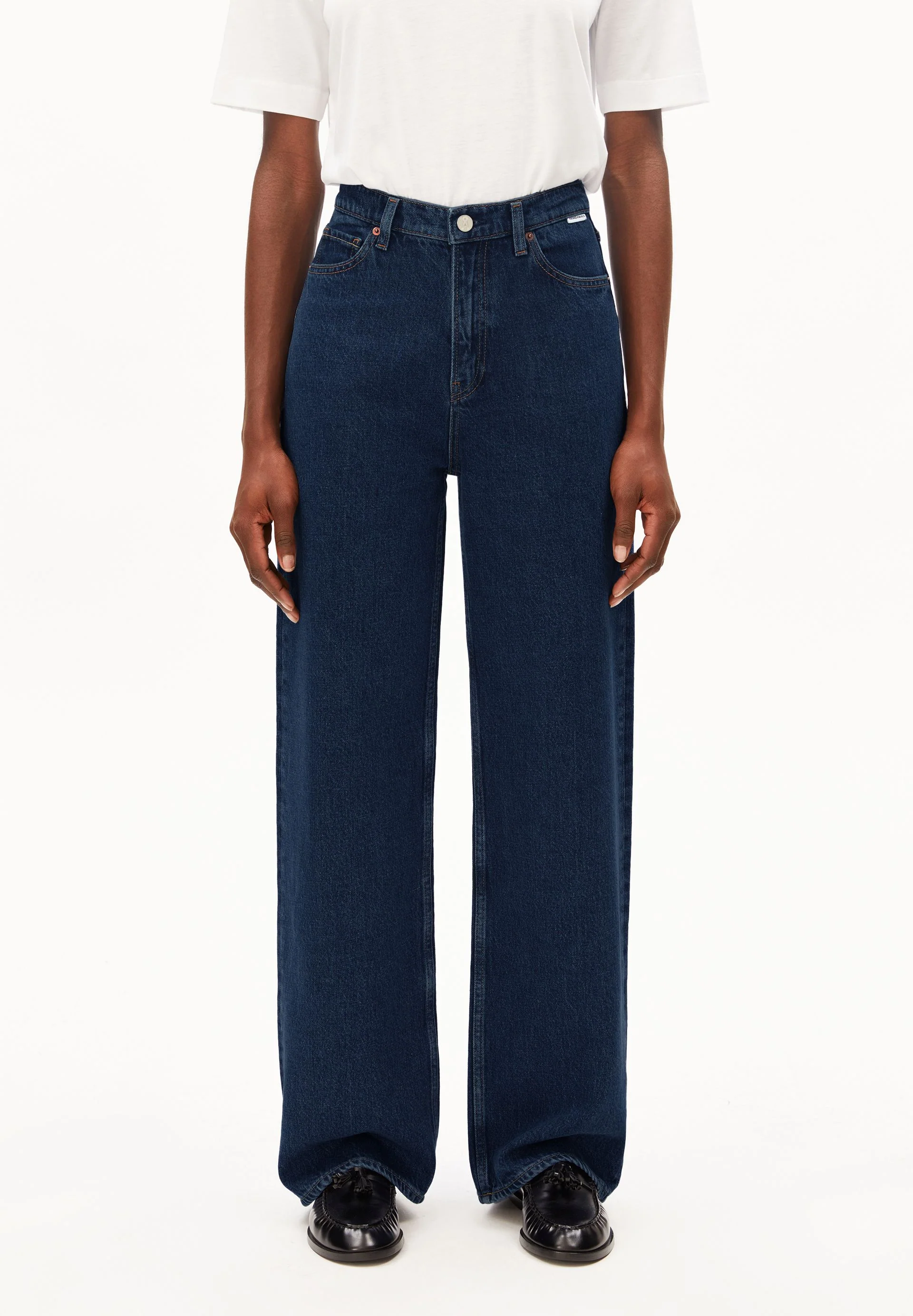 ENIJAA HIGH WAIST WIDE JEANS | sirens