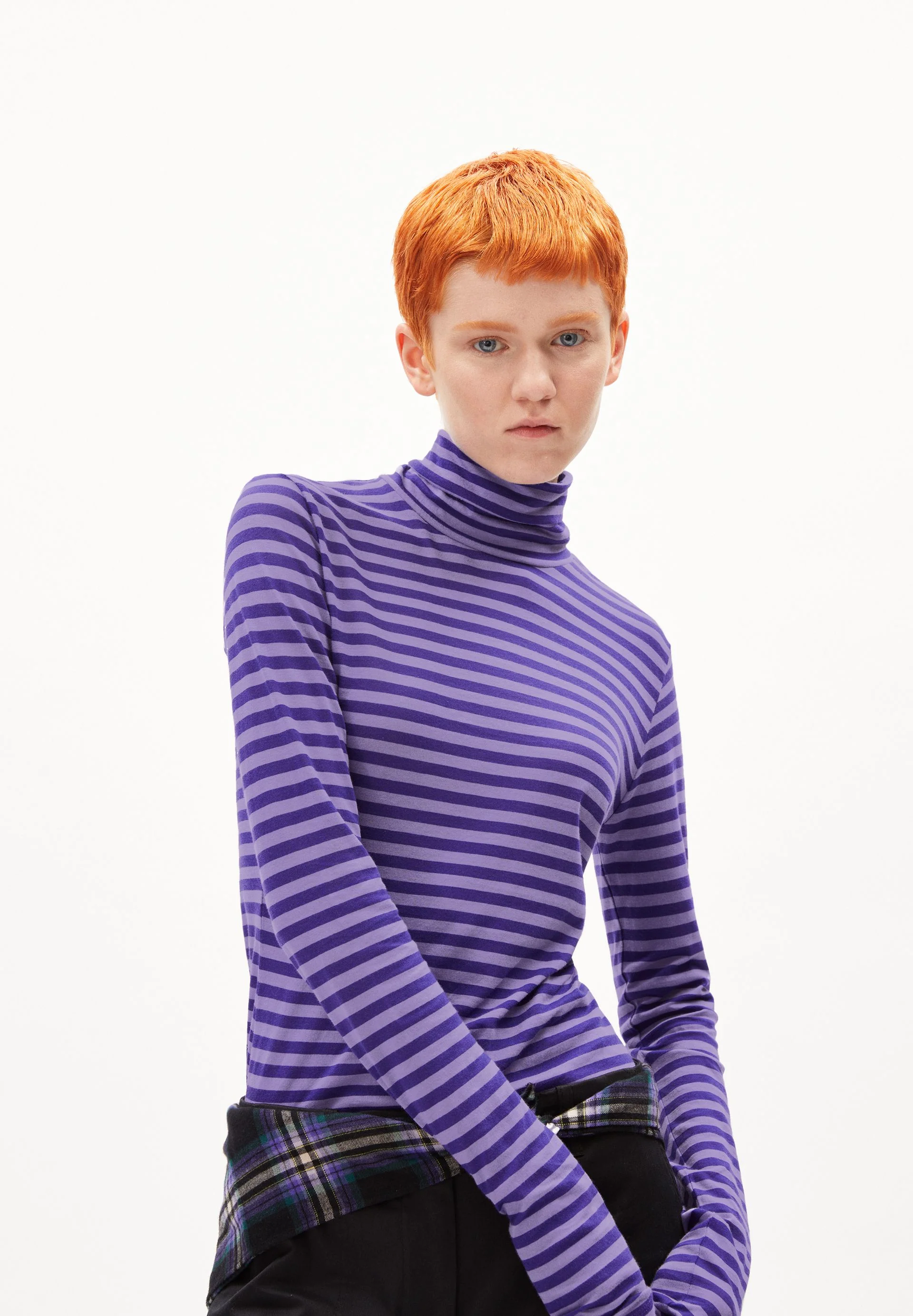 GRAZILIAA STRIPES | purple stone-indigo lilac