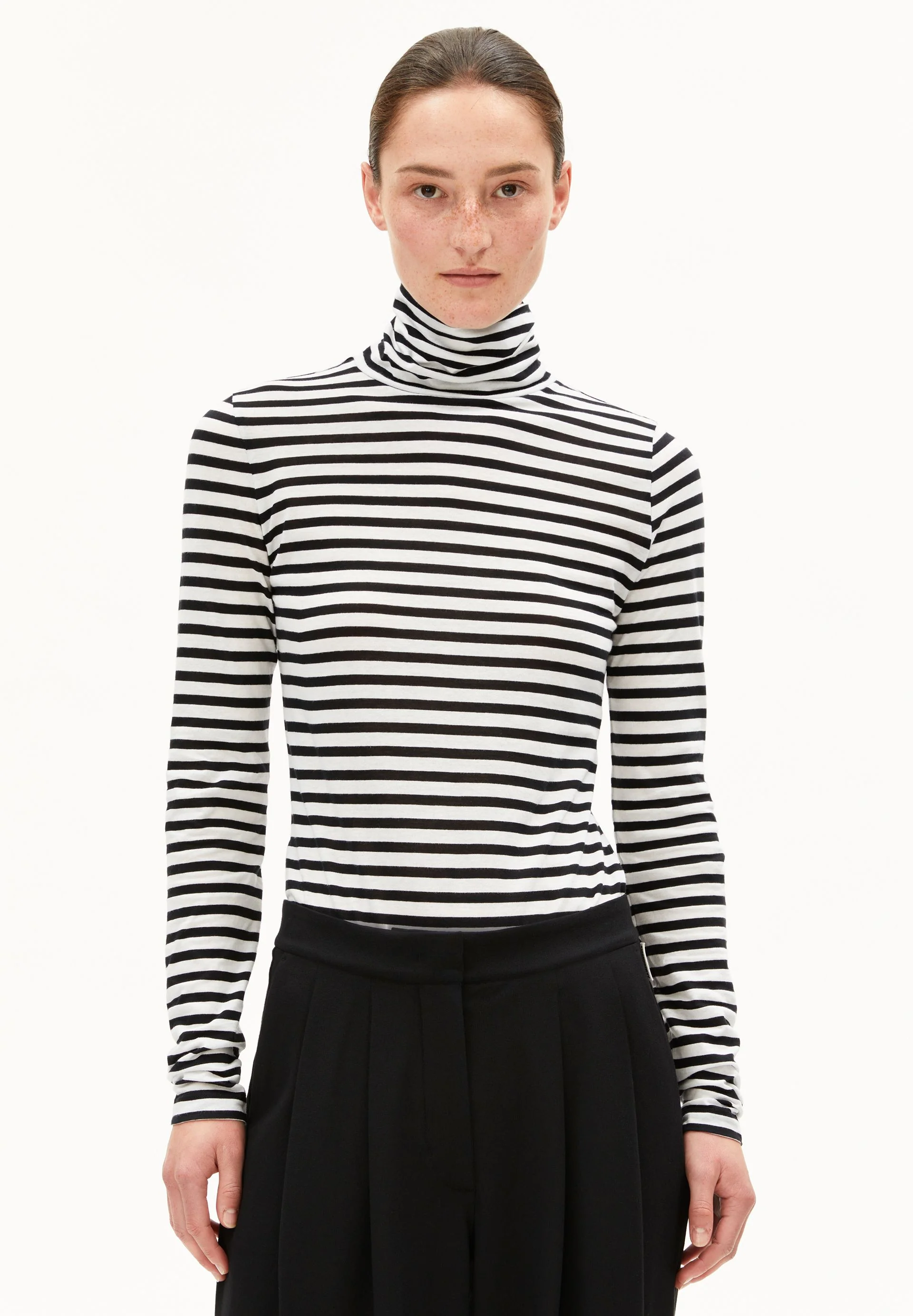 GRAZILIANAA GESTREIFTES LANGARMSHIRT | white-black