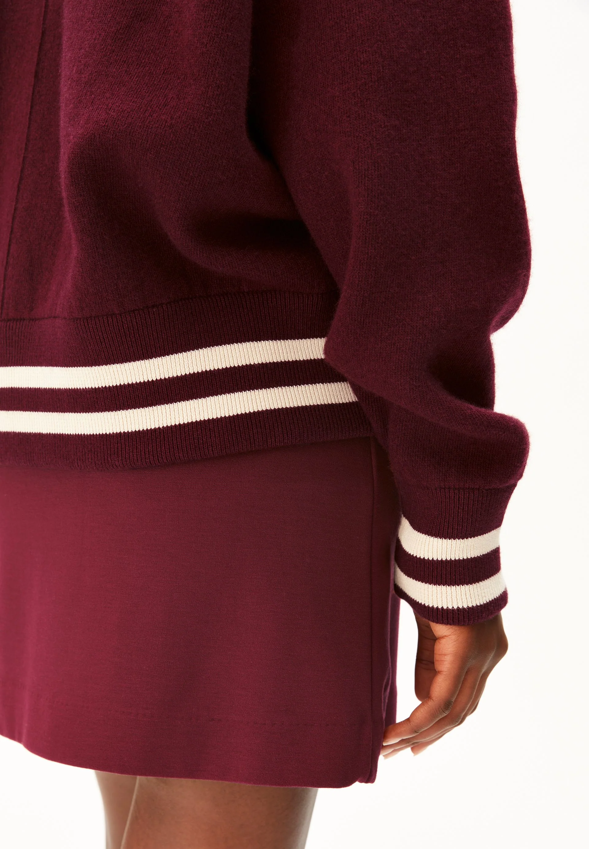 ICONIC Å BOMBERJACKE | velvet red-tinted navy - Image 6