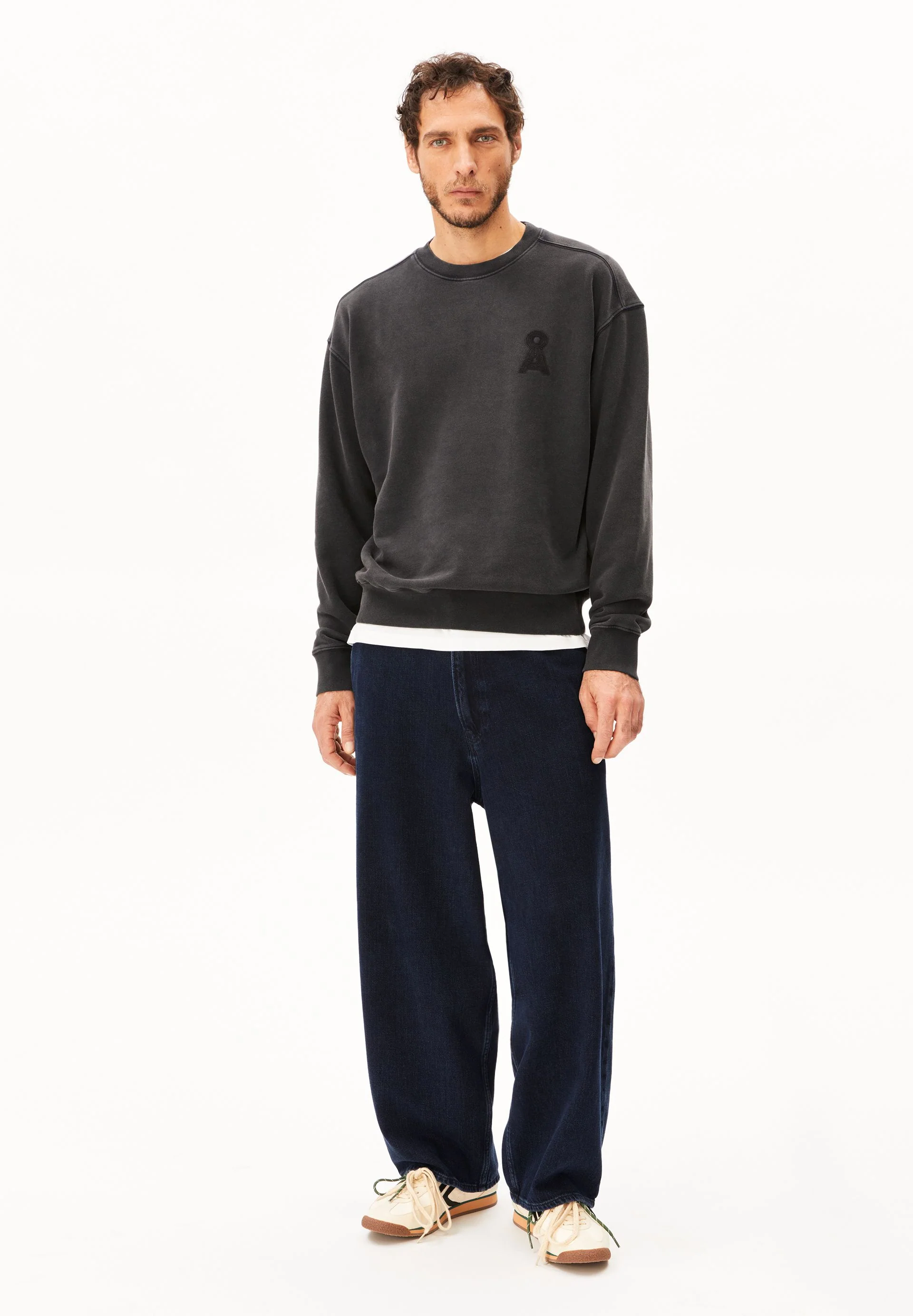ICONIC Å GMT DYE SWEATSHIRT | black washed - Image 5