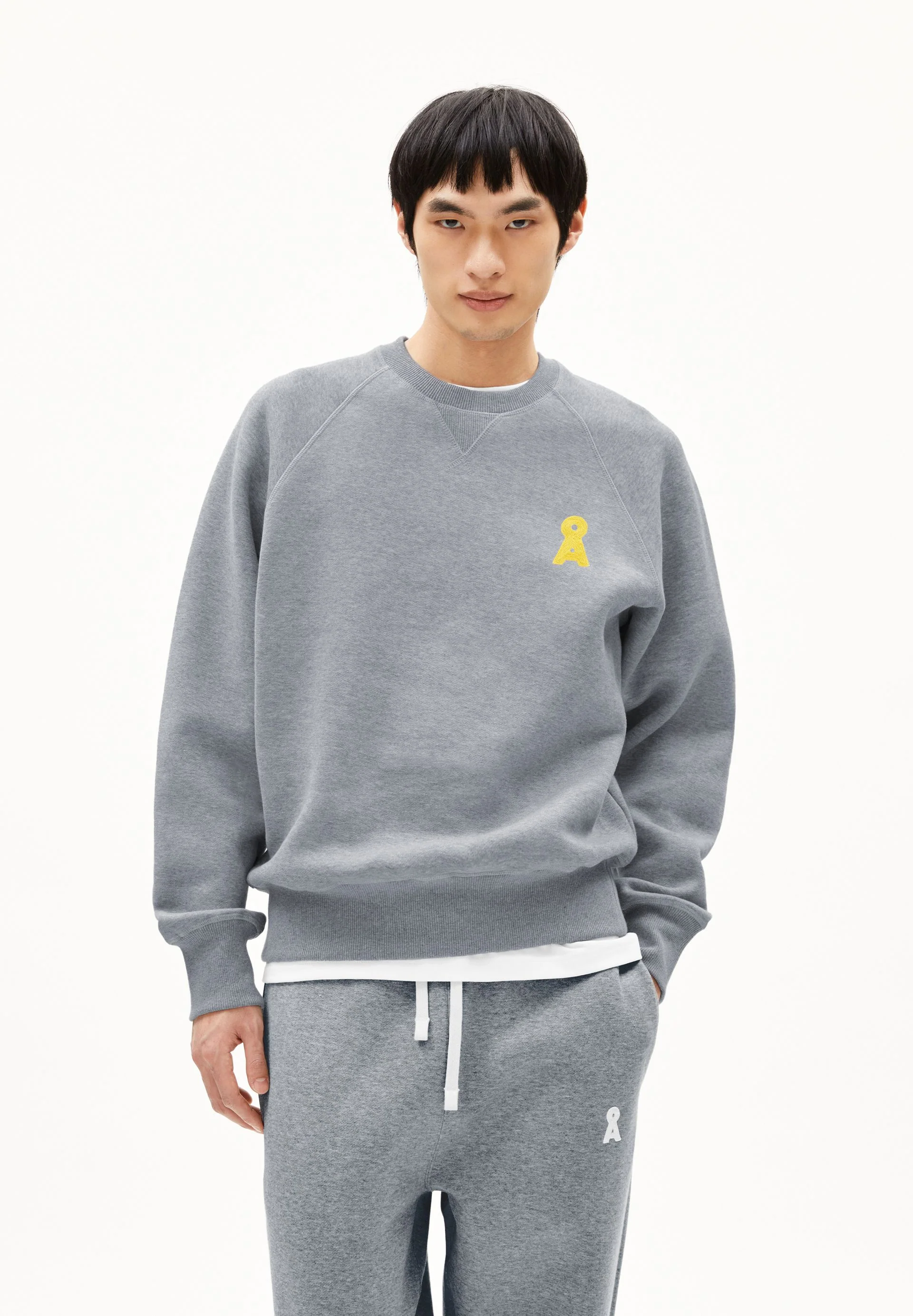 ICONIC Å MEL SWEATSHIRT | silver melange