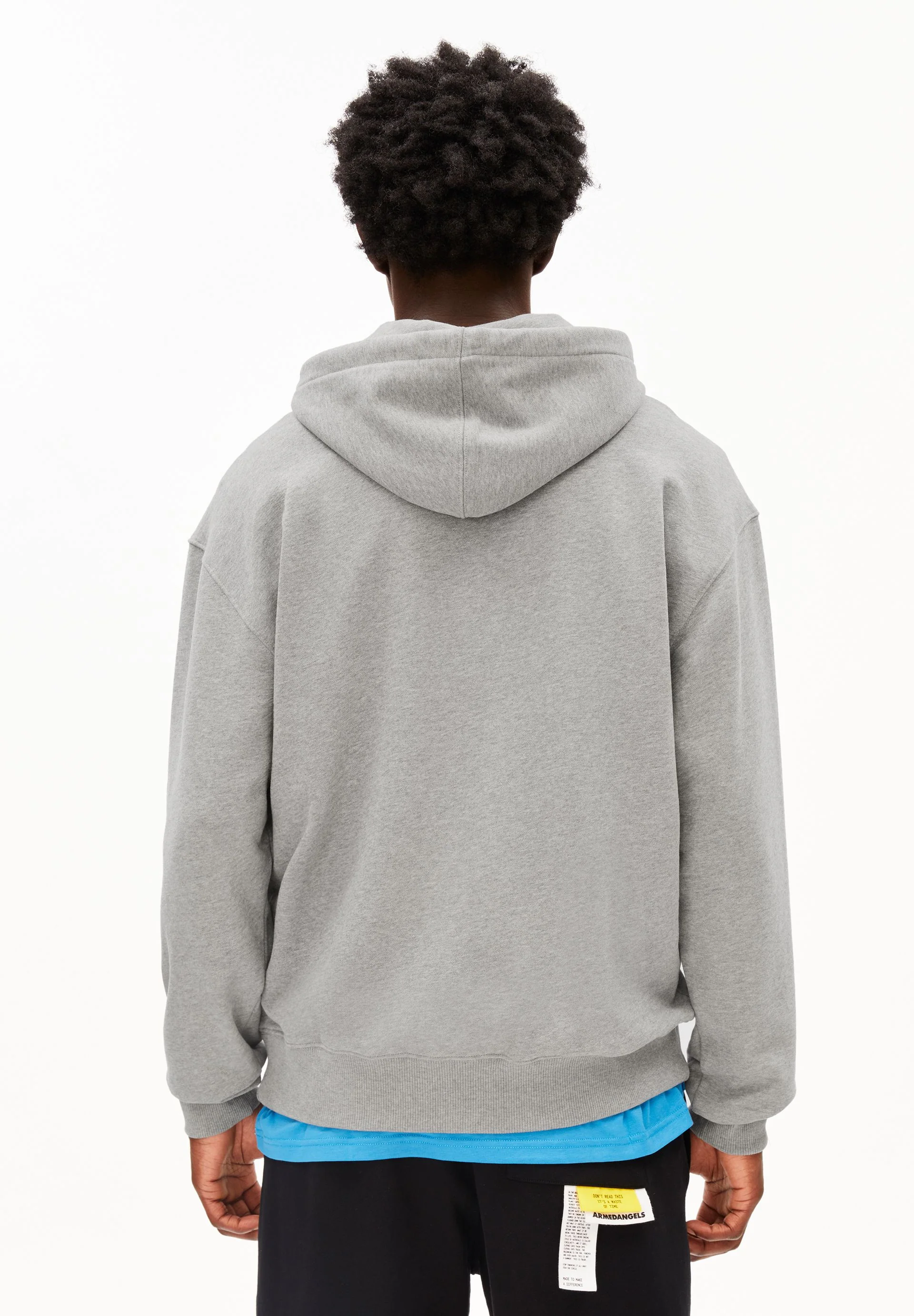 SAROMIAAN SWEATJACKE | silver melange - Image 2