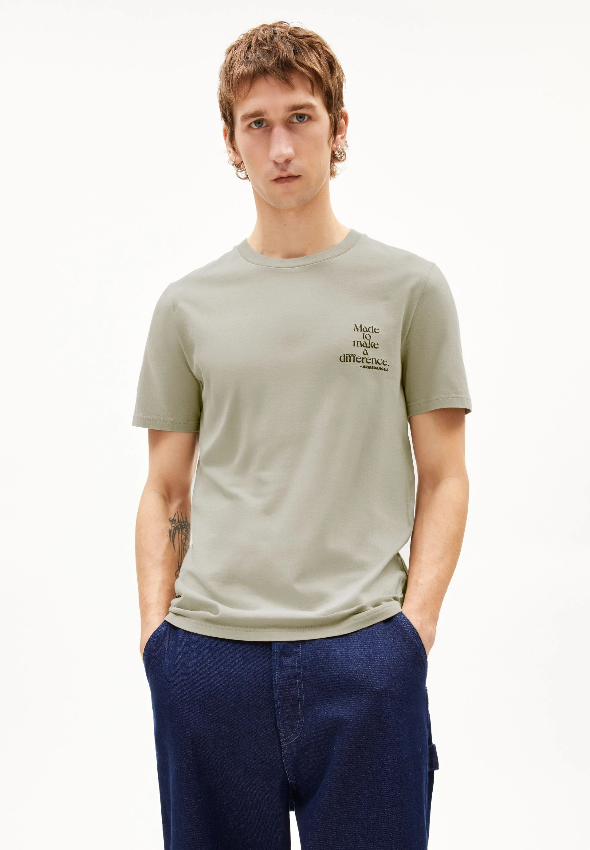JAAMES DIFFERENCE T-SHIRT | light sage