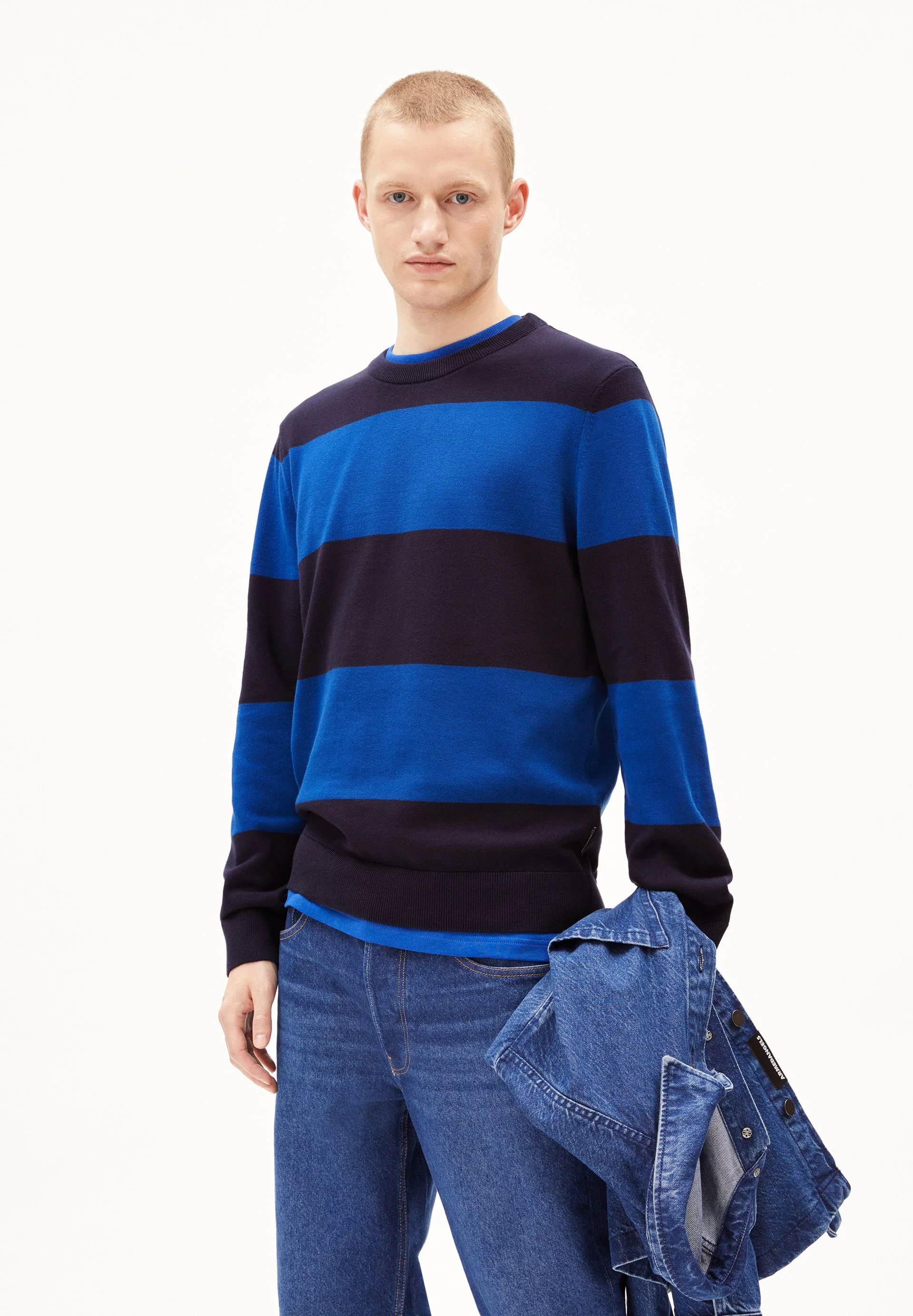 LOUKAA STRIPES | night sky-lapis blue