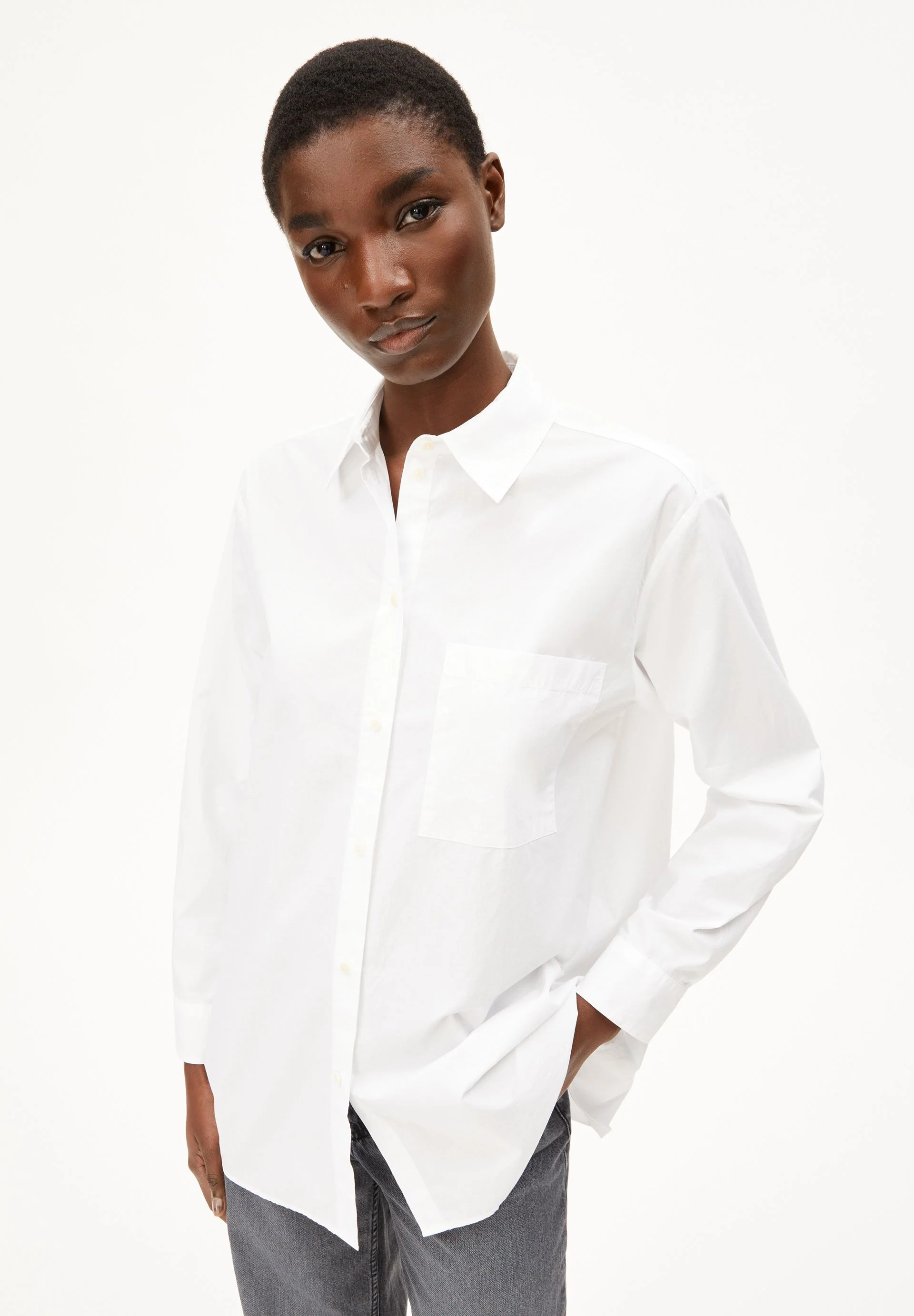 MAALGAA BLUSE | white