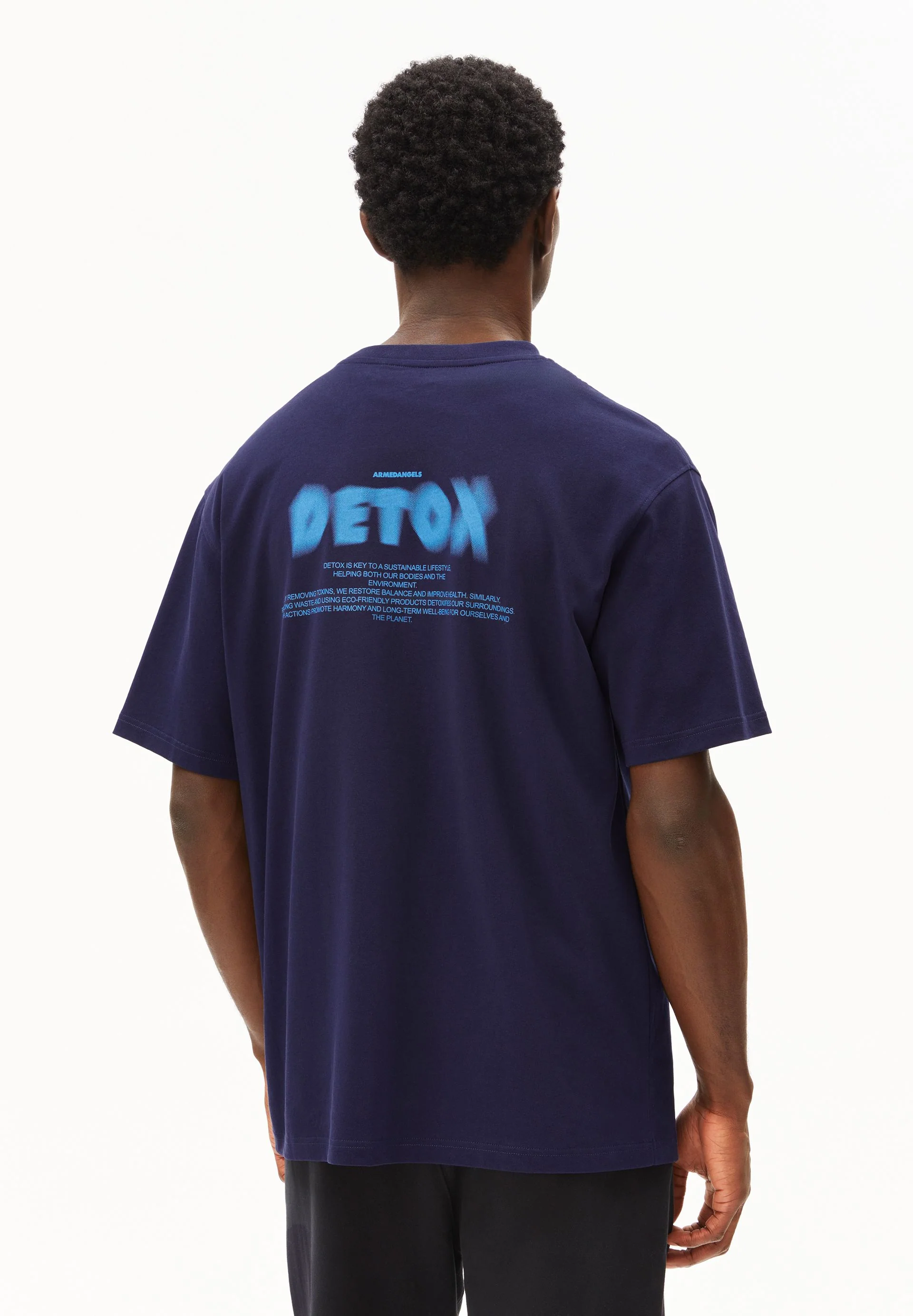 MAARKOS DETOX T-SHIRT | tinted navy - Image 2