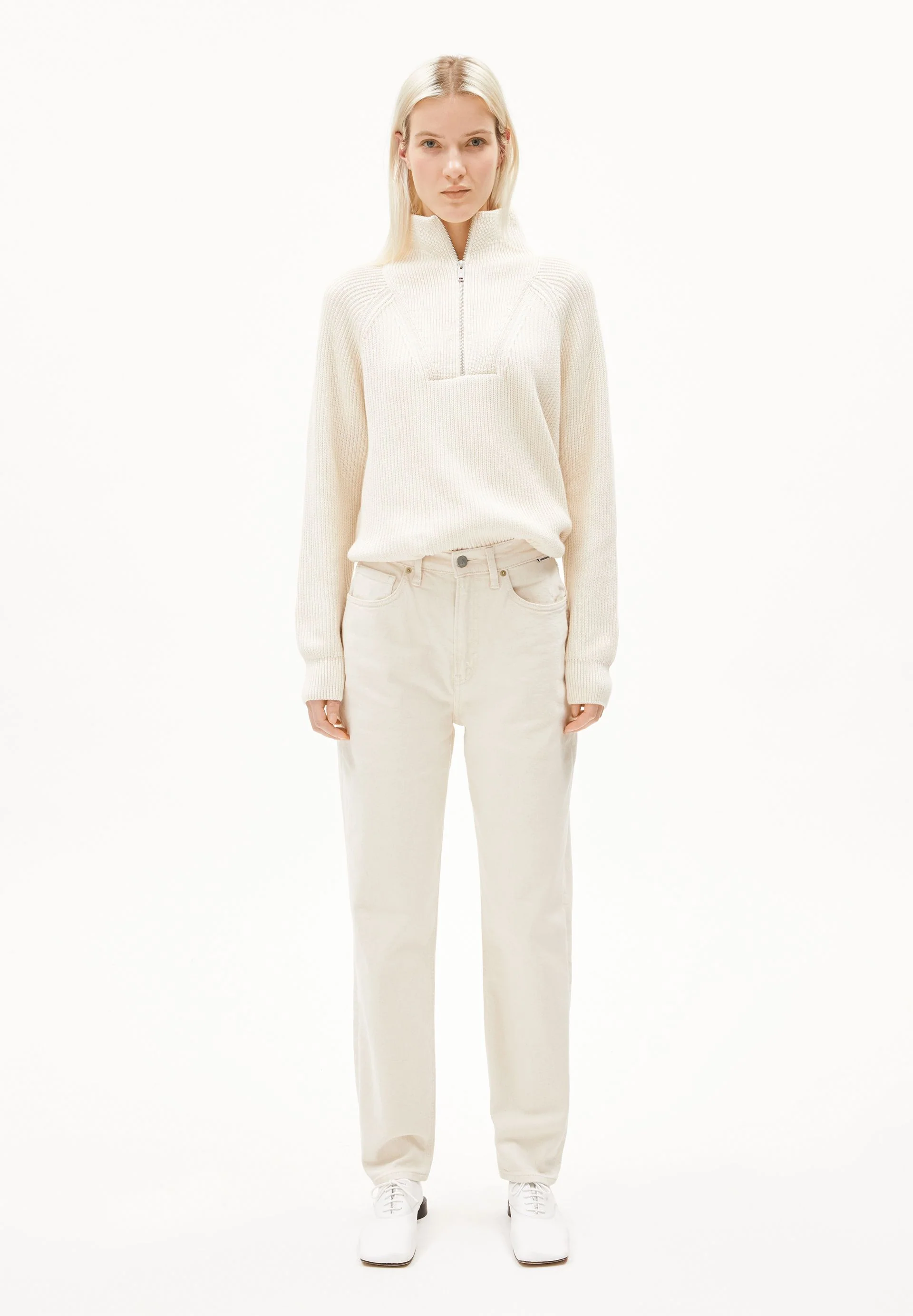 MAIRAA HIGH WAIST MOM JEANS | undyed - Image 5