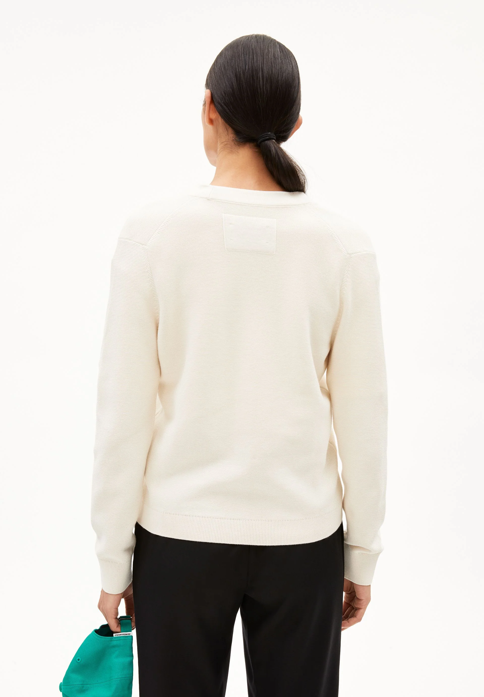 MENAAL LINKS LINKS CARDIGAN | oatmilk - Image 2