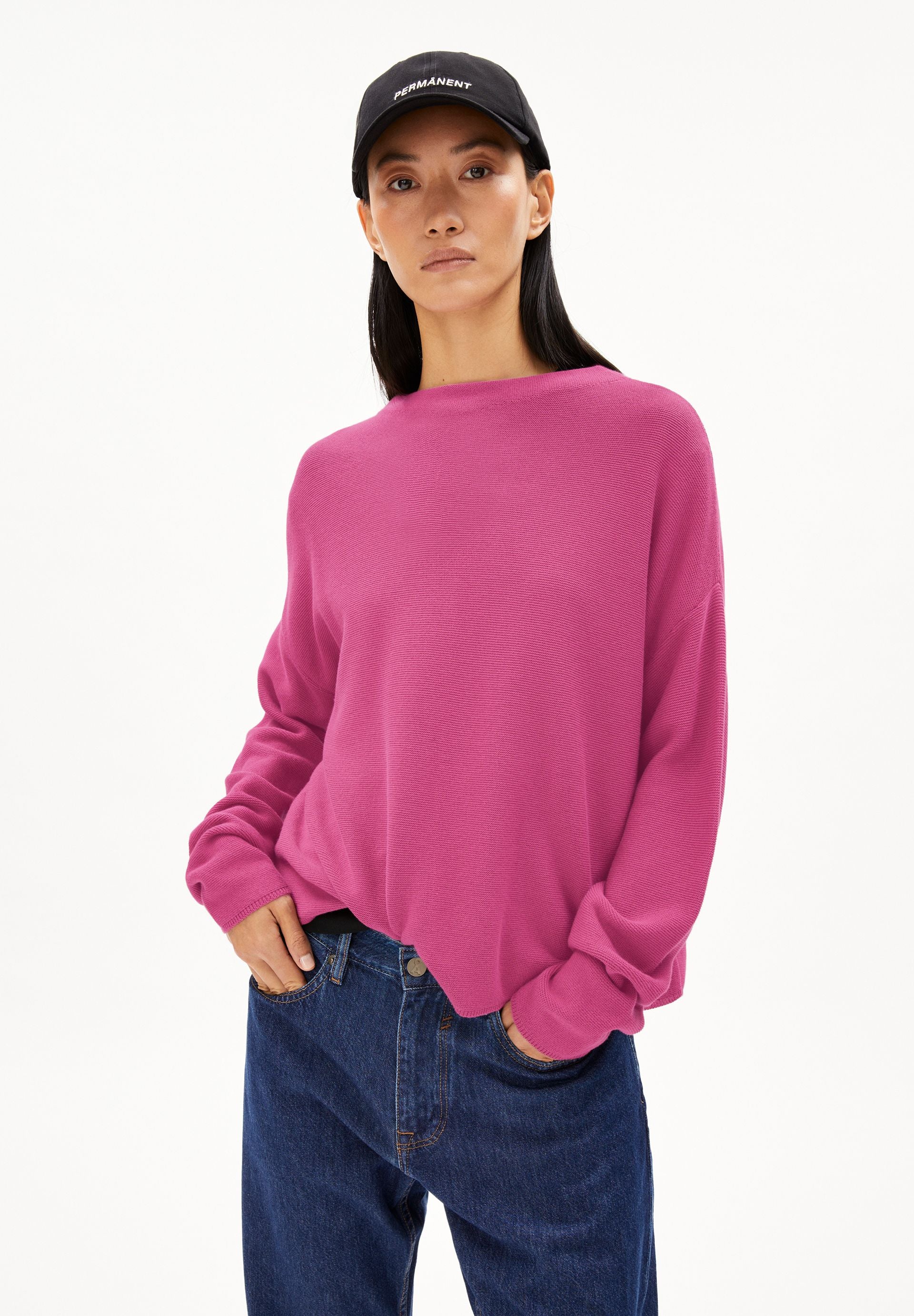 MERINAA STRICKPULLOVER | crushed berry