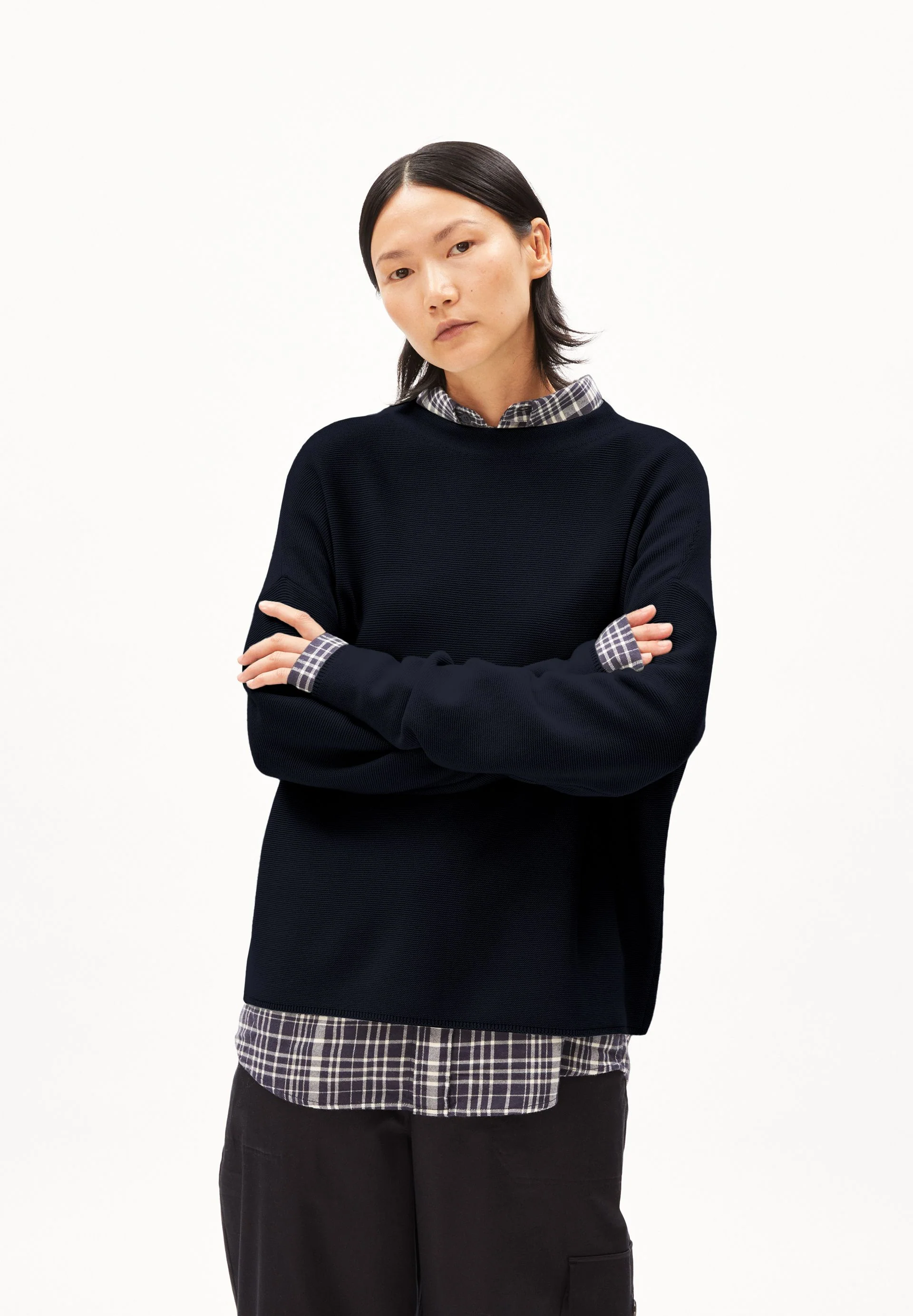 MERINAA STRICKPULLOVER | night sky