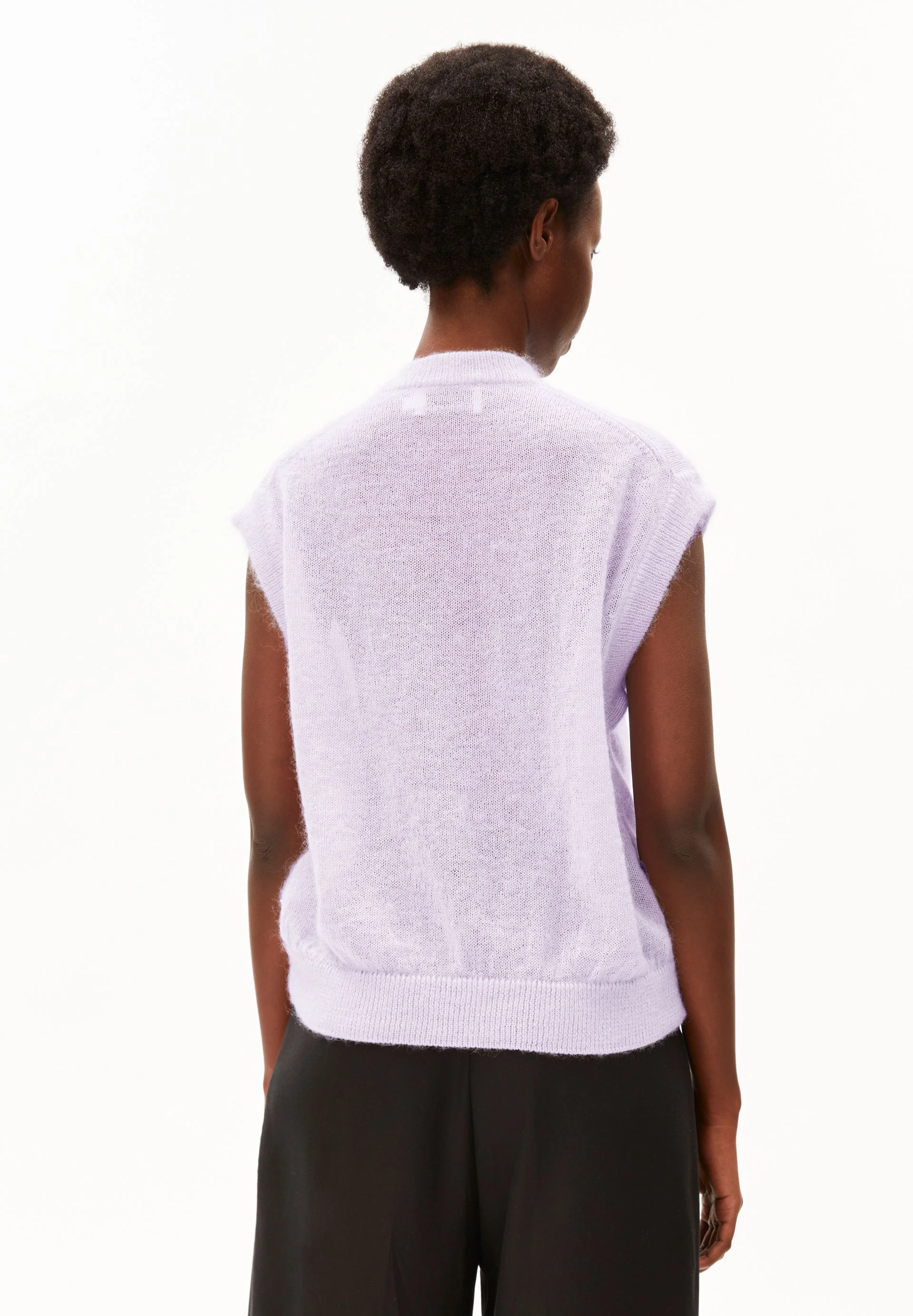 MOHAIR-MIX STRICKPULLUNDER | moonlit lilac - Image 2