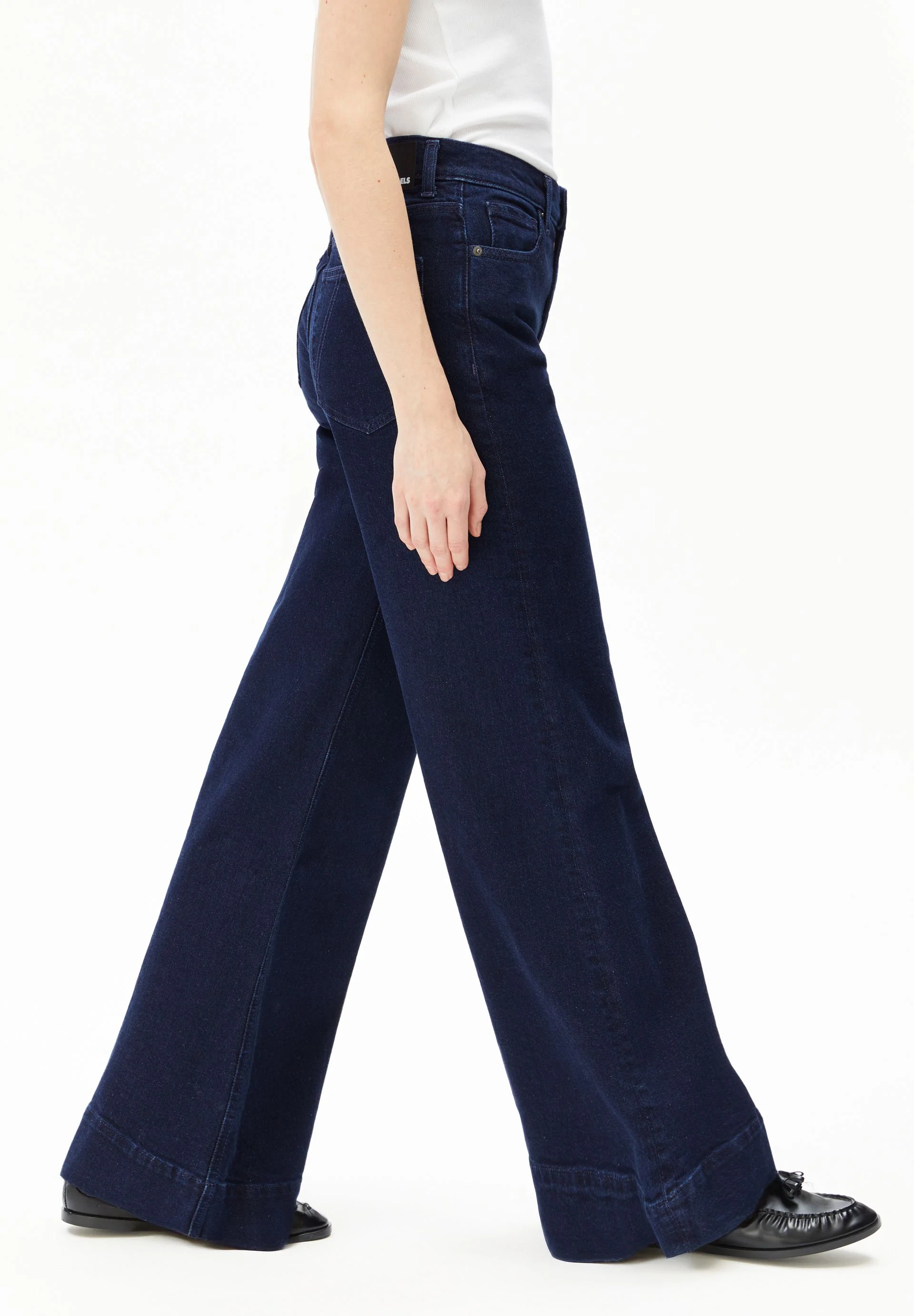 MURLIAA HIGH WAIST WIDE JEANS | polar - Image 6