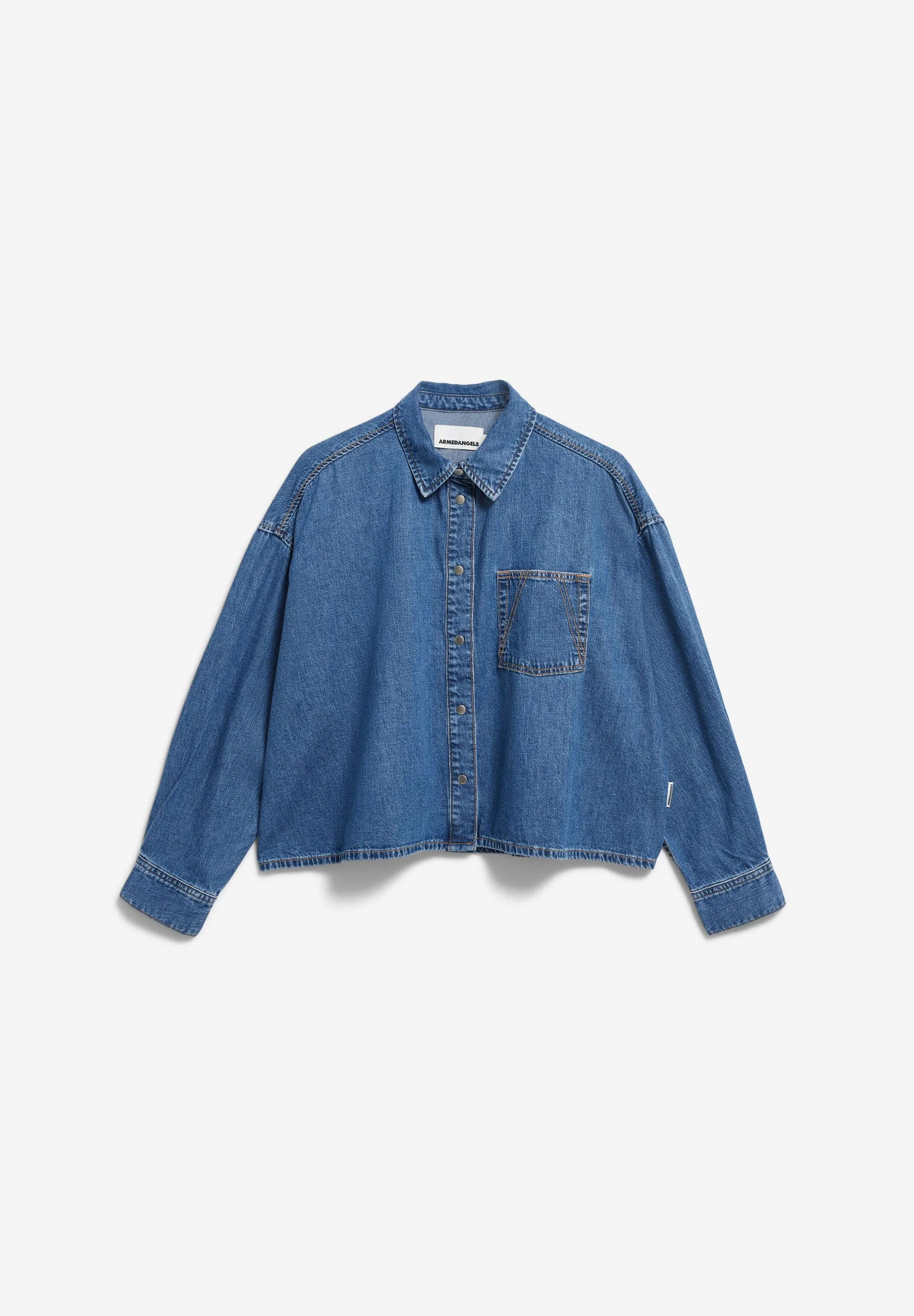 NALAANI JEANSBLUSE | sea foam - Image 6