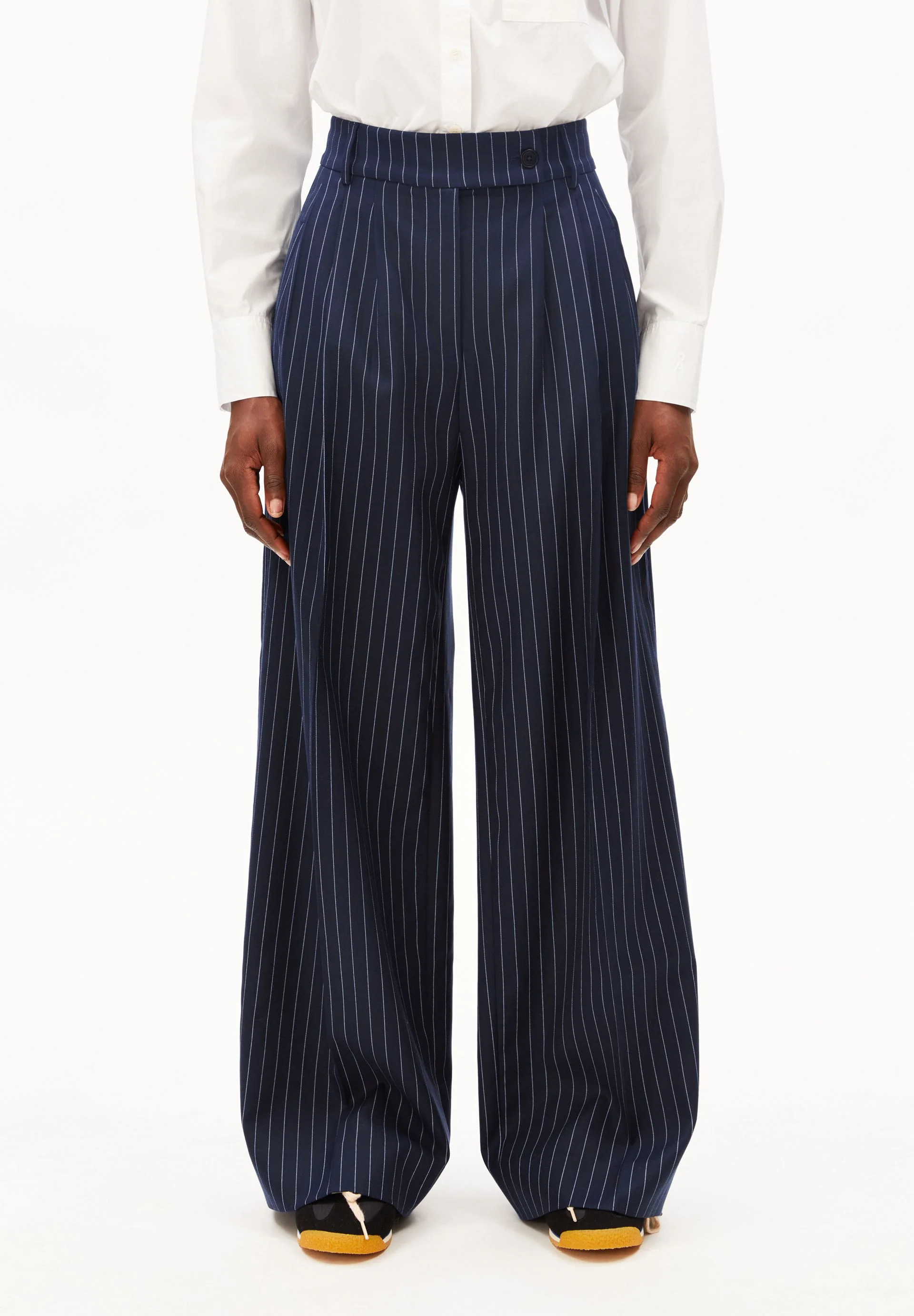 KAAYUA NADELSTREIFENHOSE | night sky-white