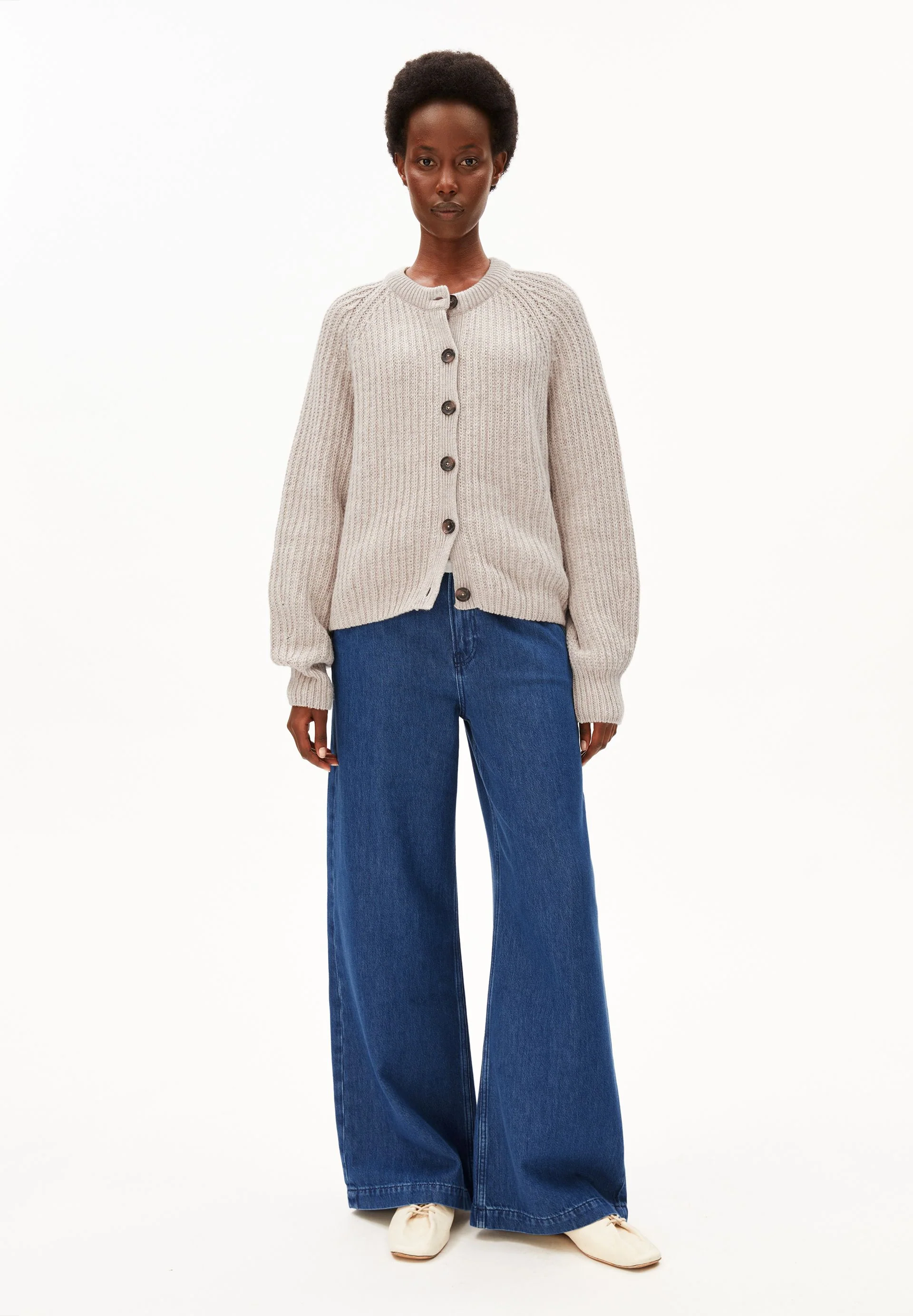 RIPPSTRICK-CARDIGAN | honey melange - Image 5