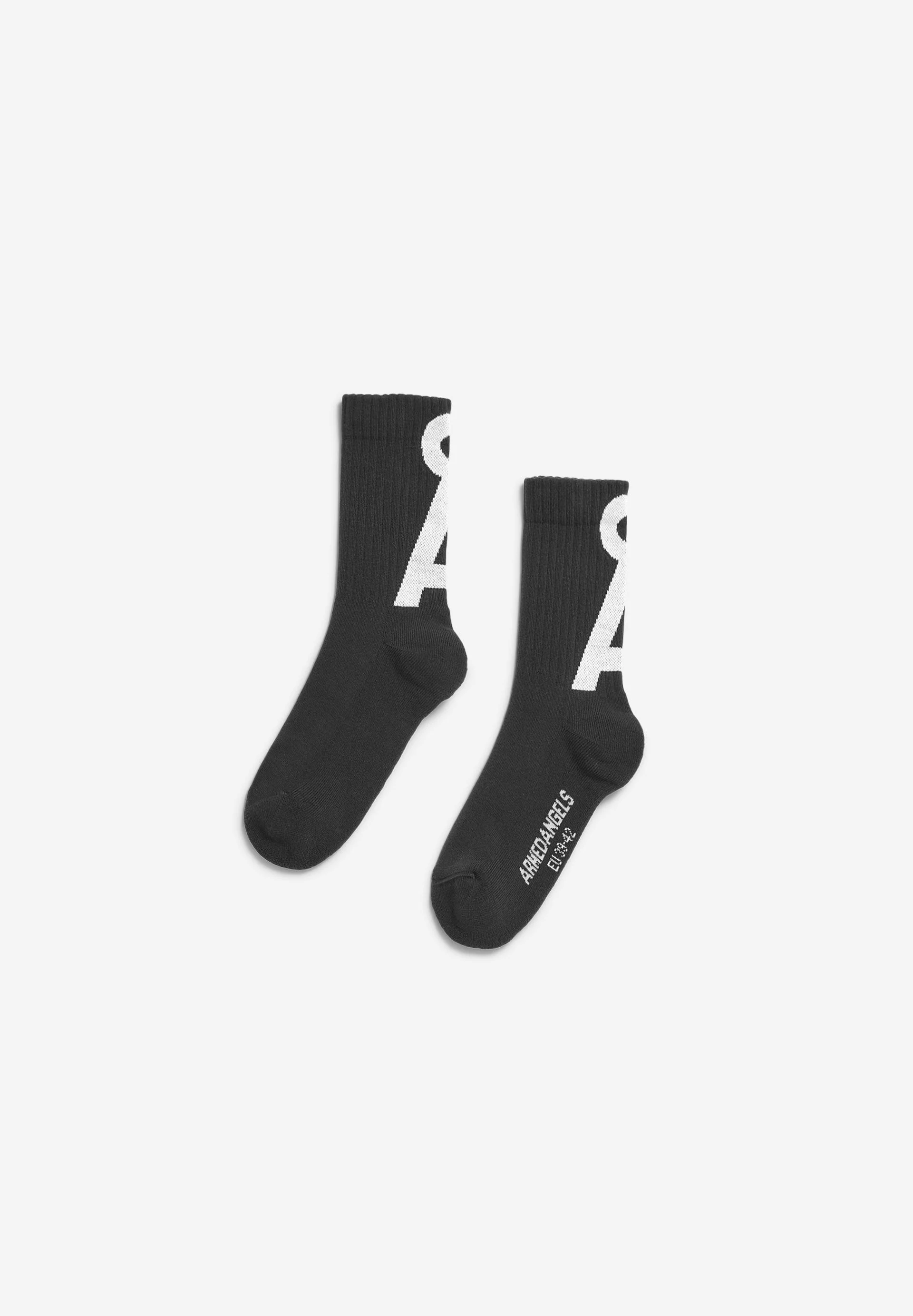 SAAMUS KURZE SOCKEN | black-white - Image 2