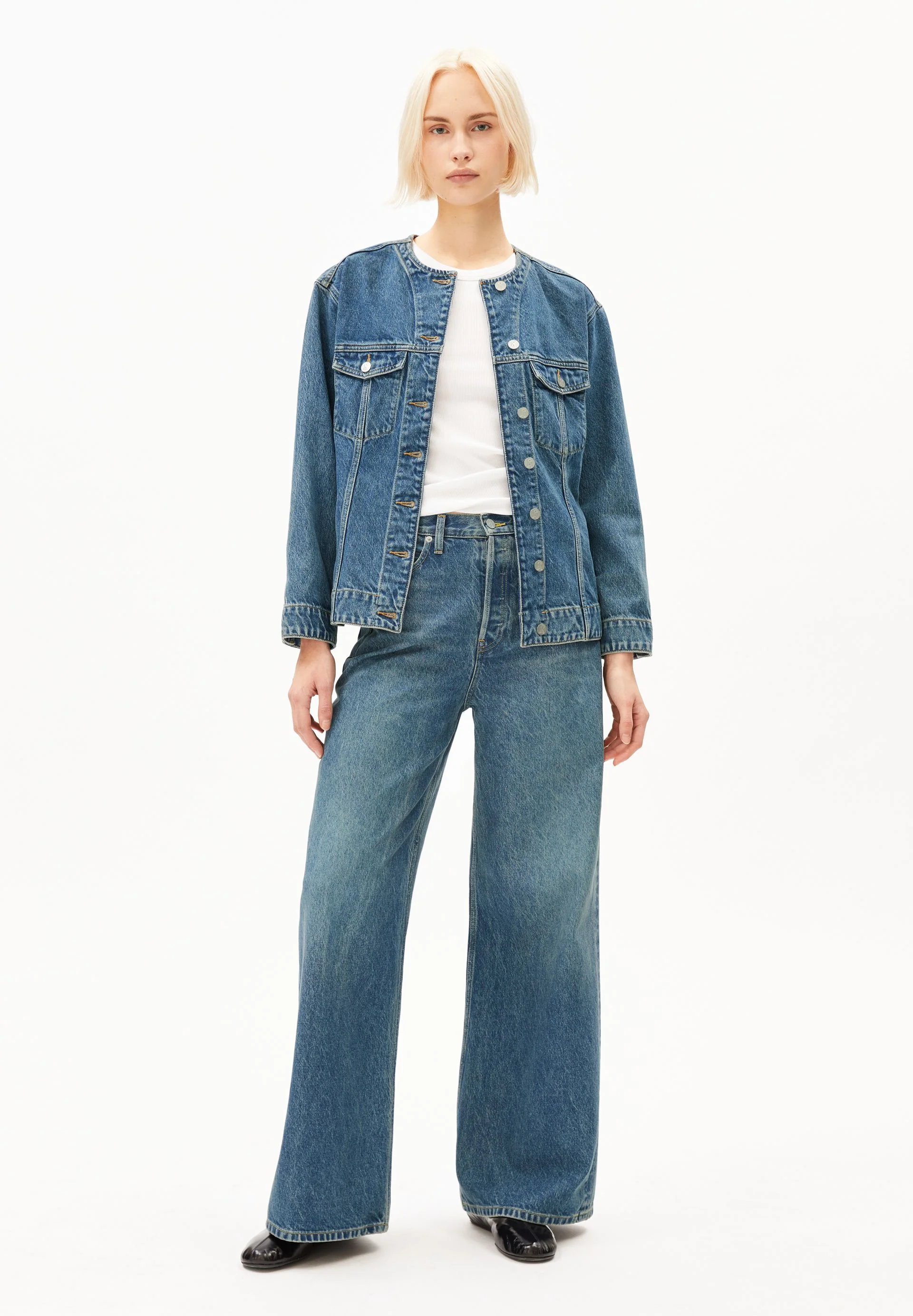 STRUKTURIERTE JEANSJACKE | ligure - Image 5
