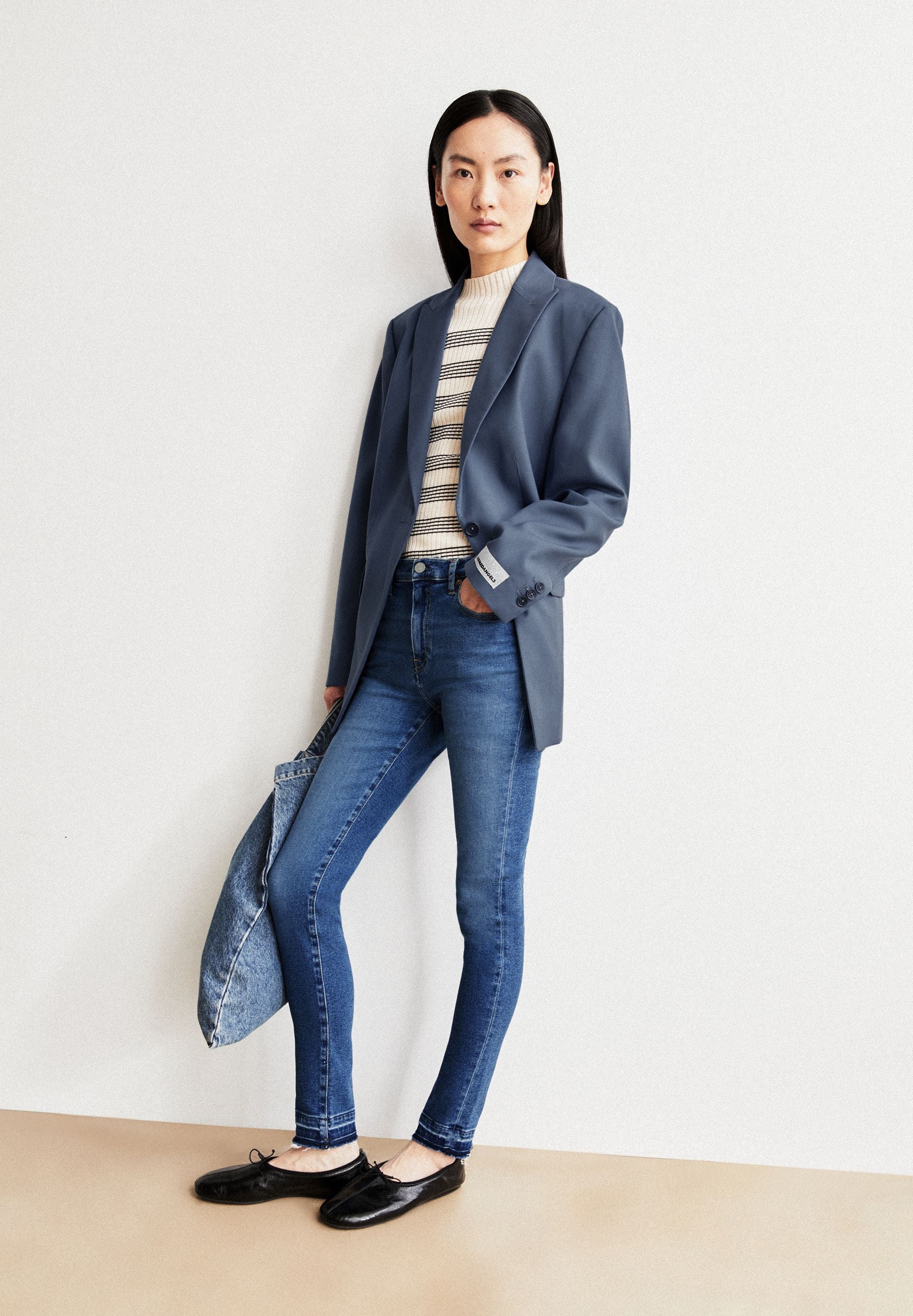 TILLAA MID WAIST SKINNY JEANS | breeze - Image 4