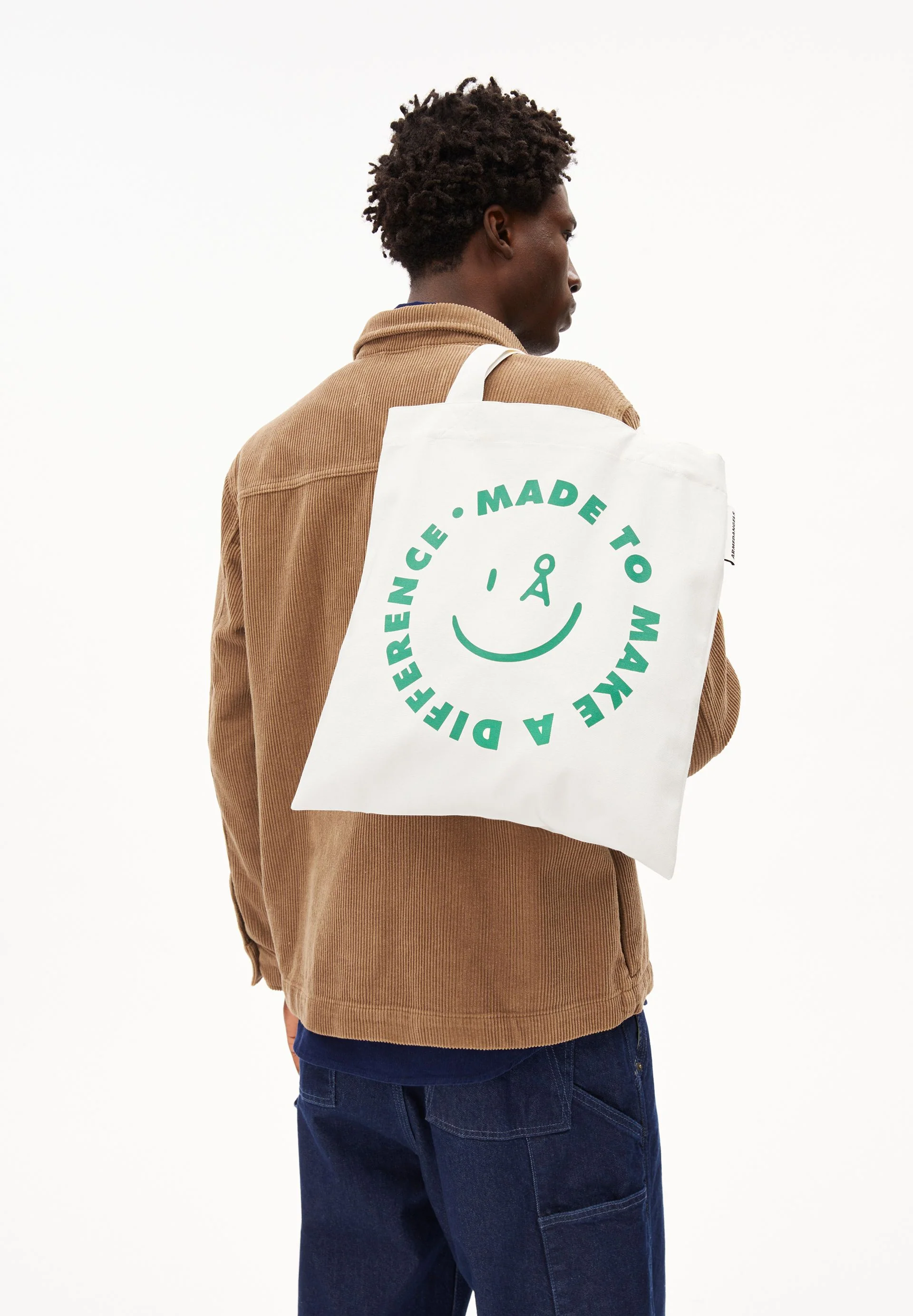 TOTAA SMILEY TOTE BAG | oatmilk - Image 2