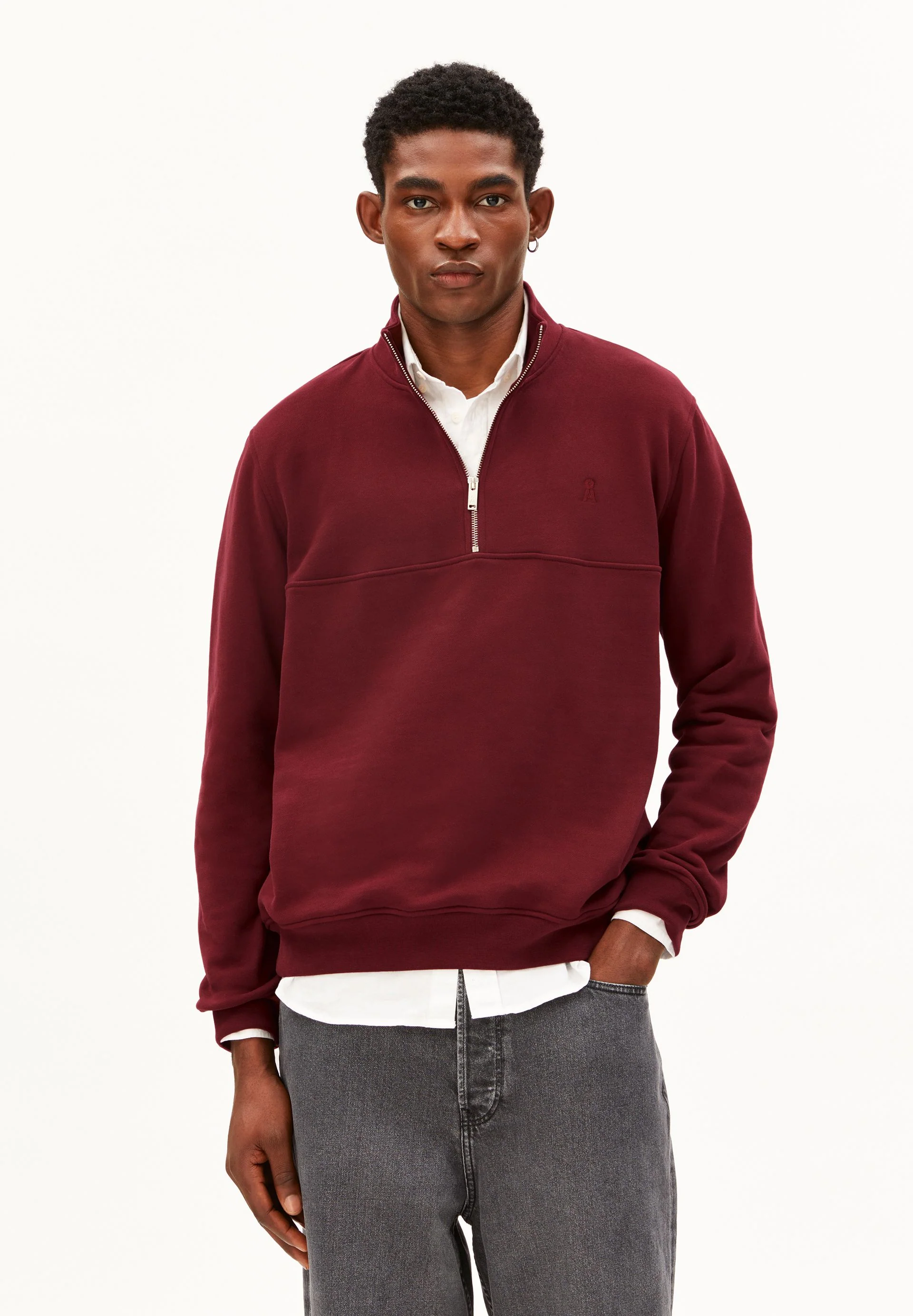 WAARLO FLEECE TROYER | velvet red