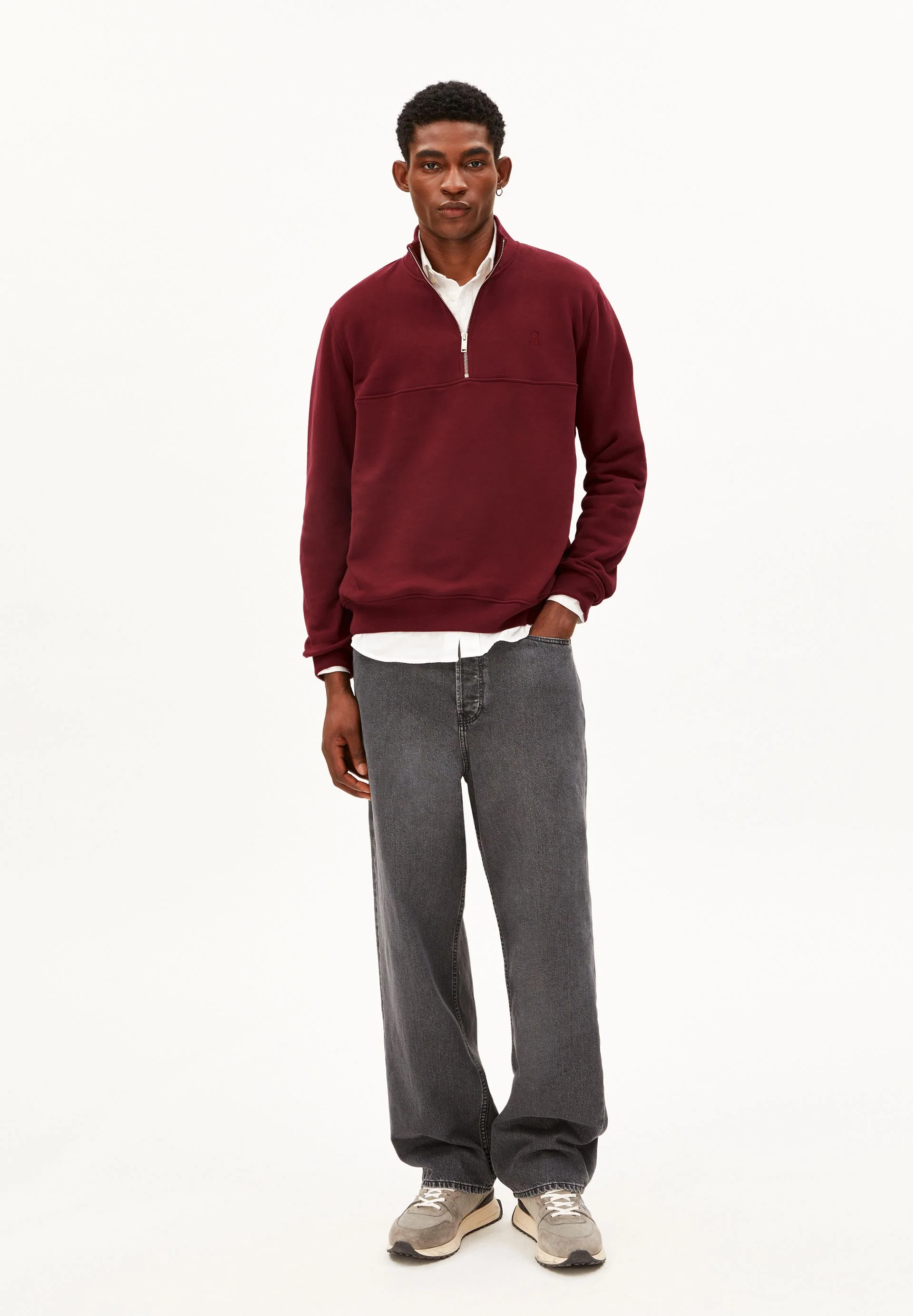 WAARLO FLEECE TROYER | velvet red - Image 5