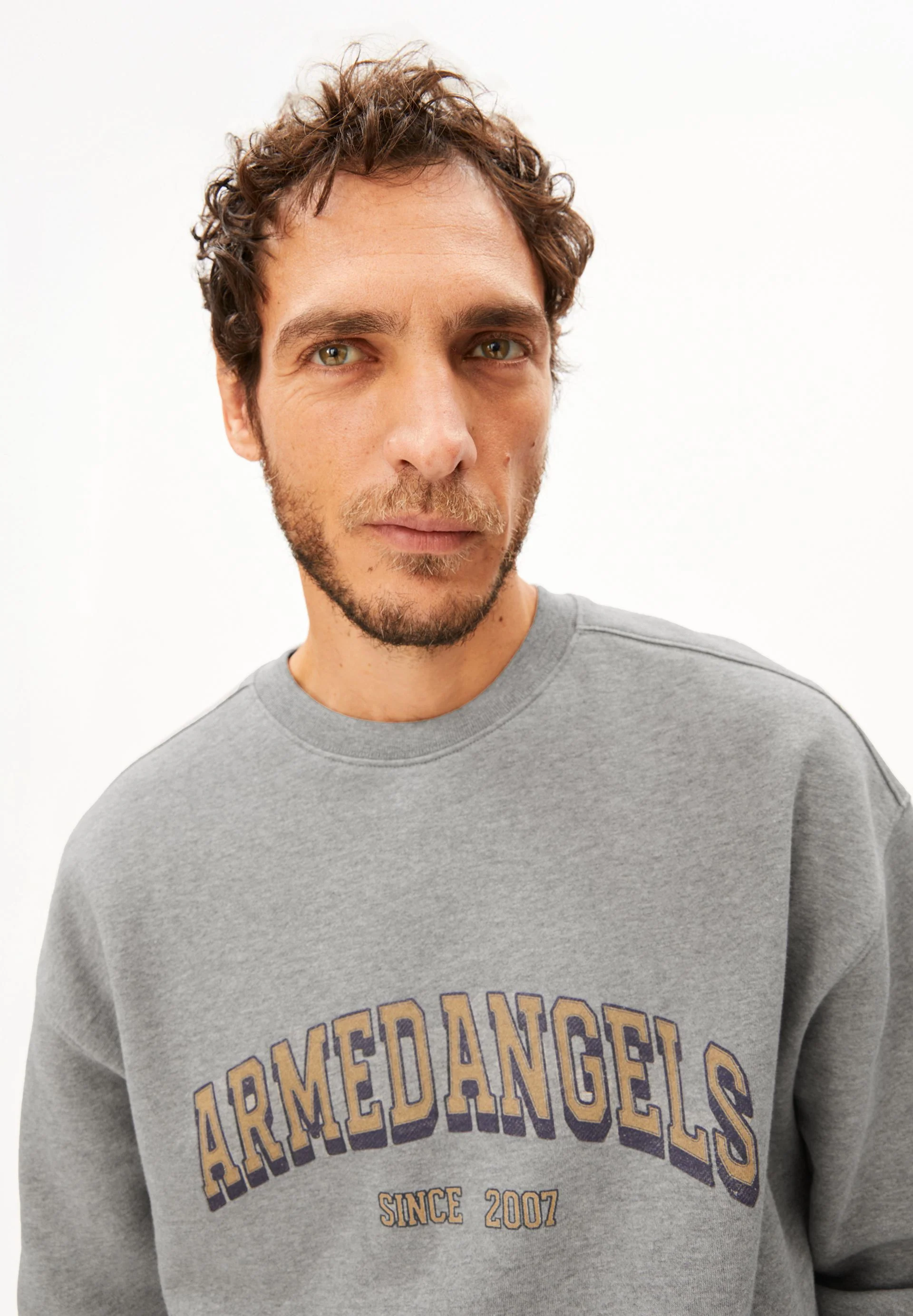 WORDMARK RELAXED SWEATSHIRT | silver melange - Image 3